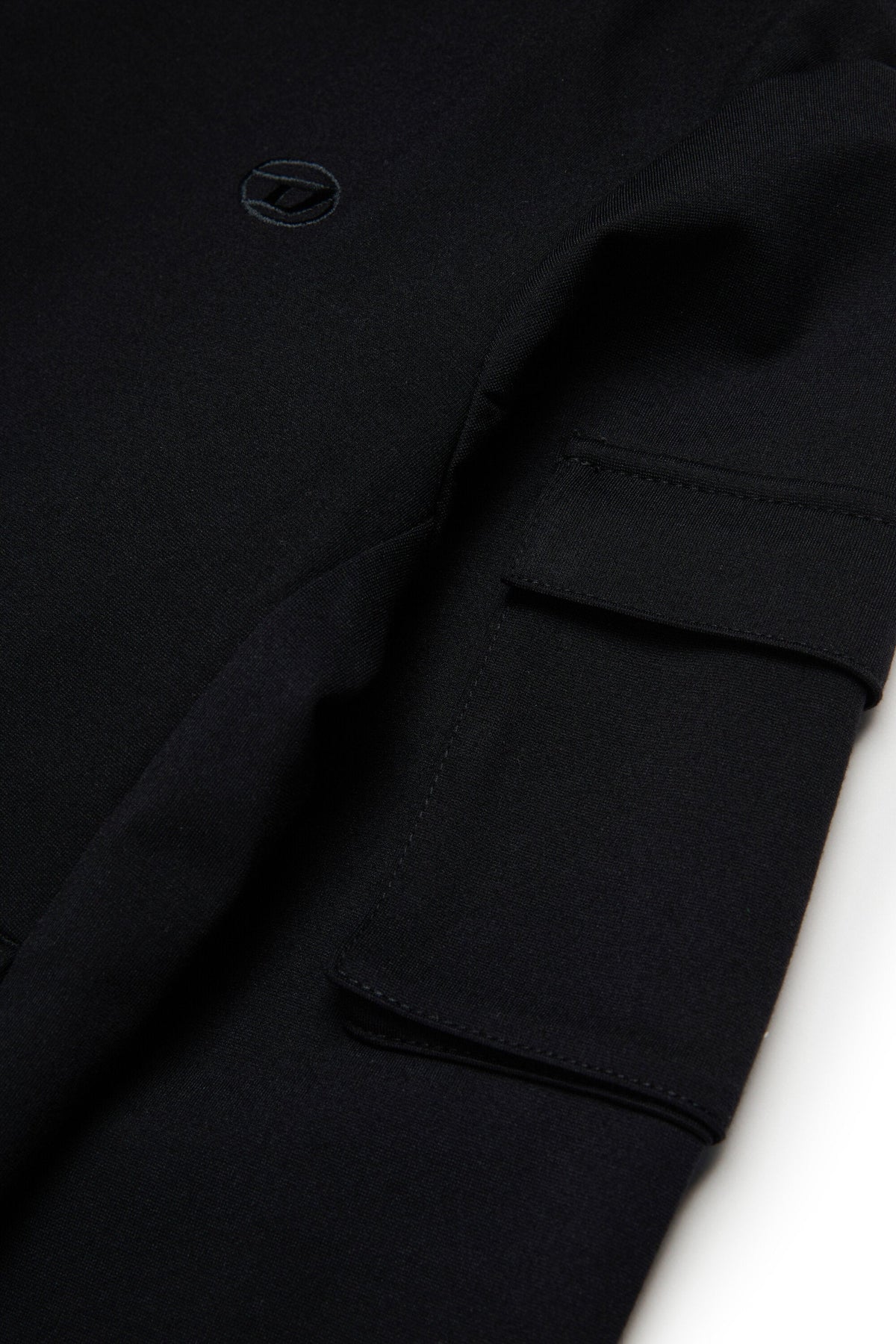 Diesel Giacca bomber nera con logo
