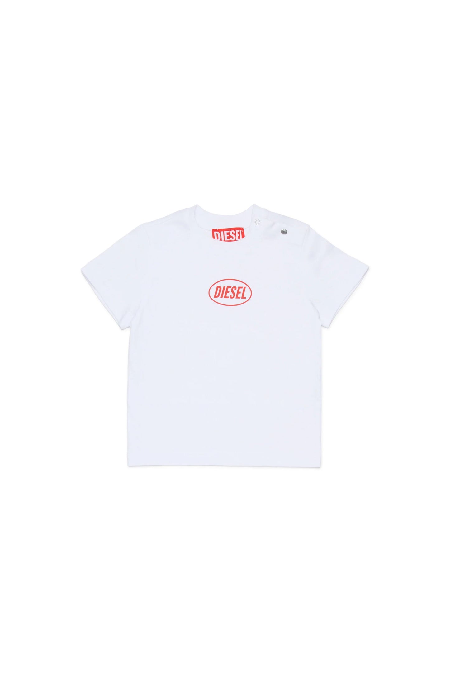 Diesel T-shirt neonato bianca