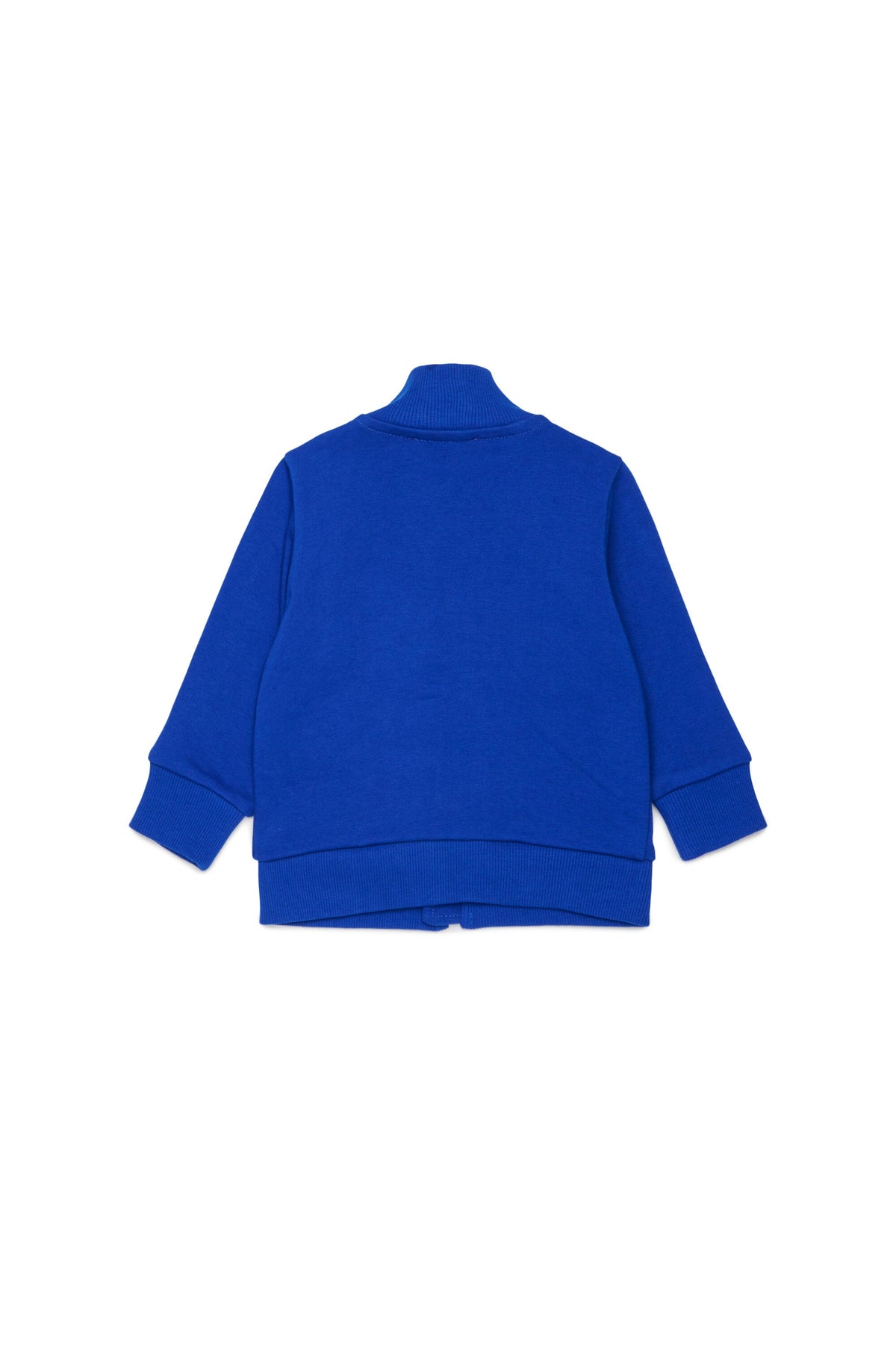 Diesel Felpa royal con zip e logo