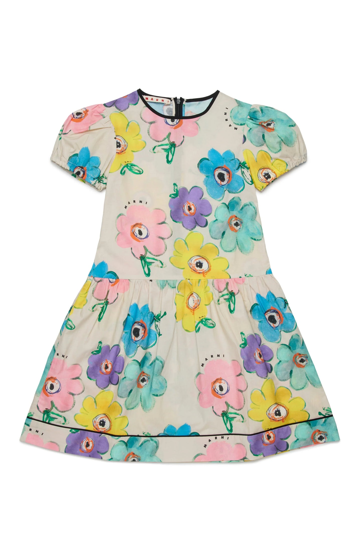 MARNI Abito con stampa floreale colorata
