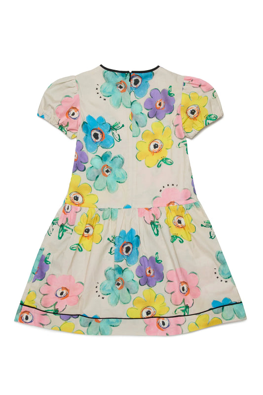 MARNI Abito con stampa floreale colorata
