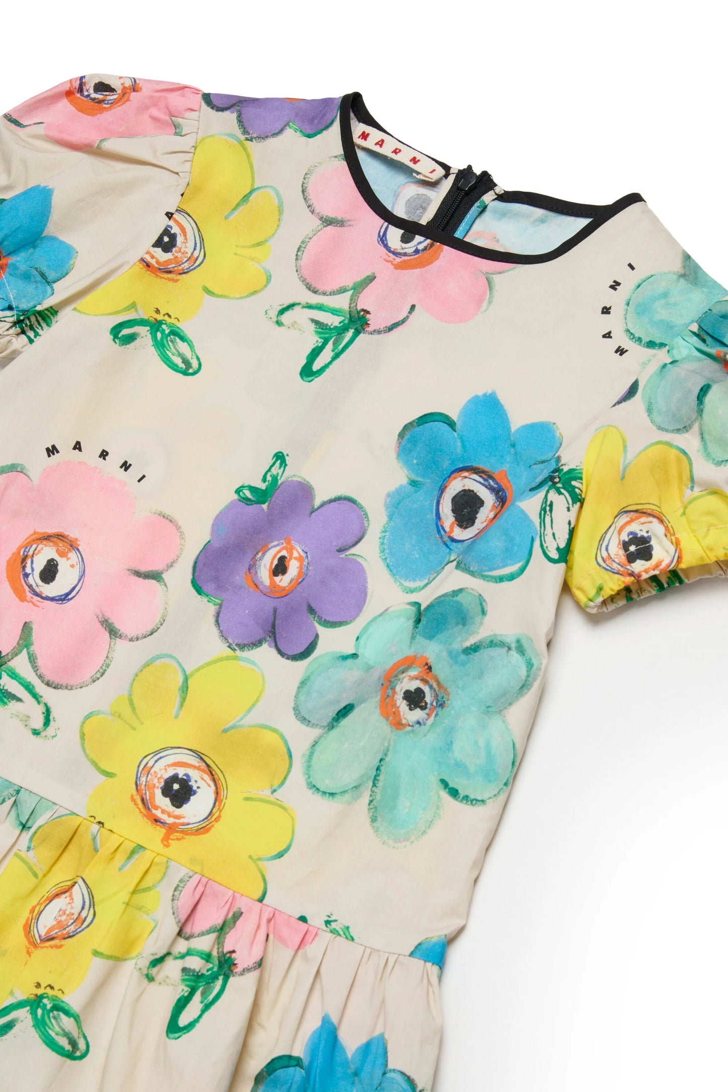 MARNI Abito con stampa floreale colorata