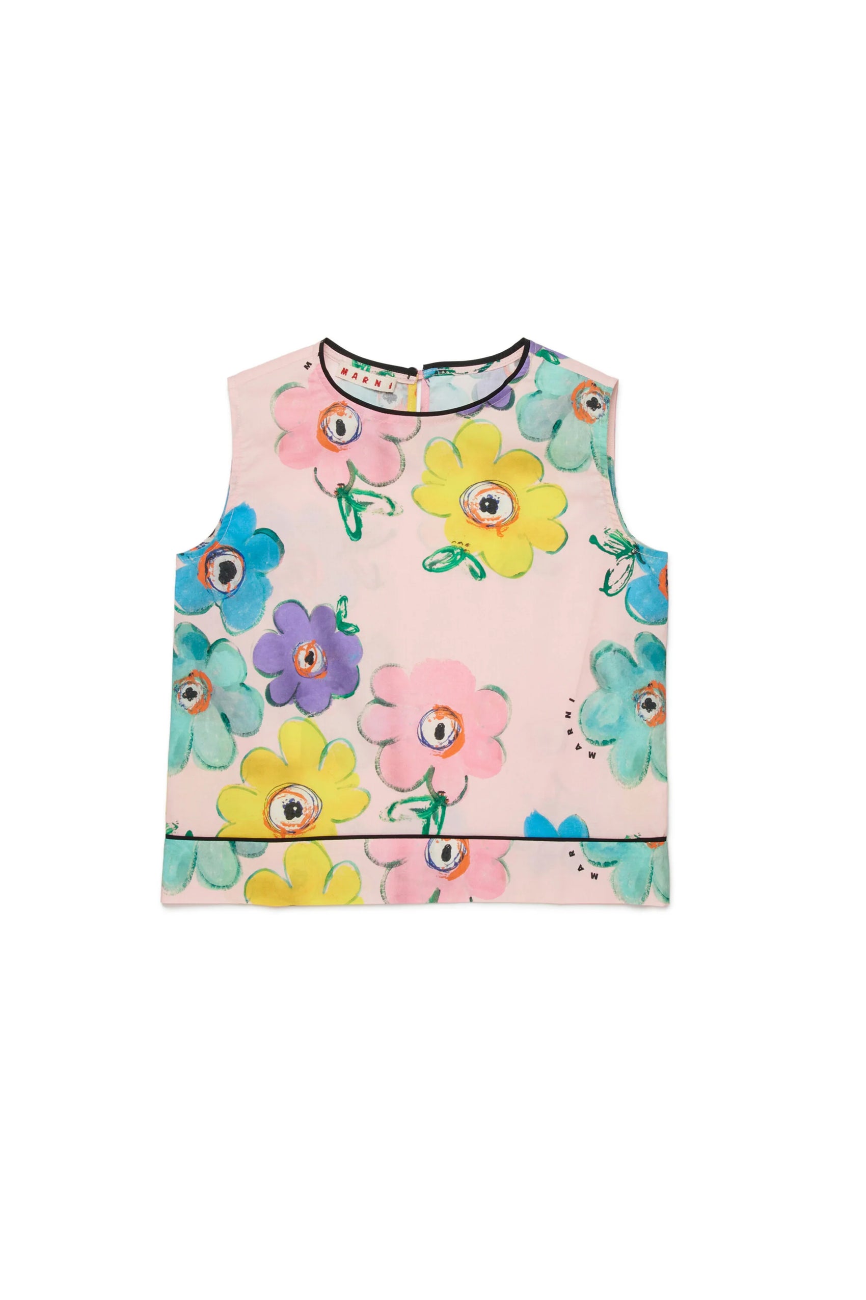 MARNI Camicia smanicata stampa floreale