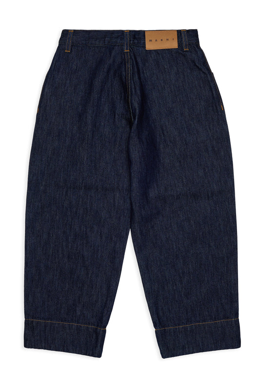 MARNI Jeans relaxed blu in denim scuro