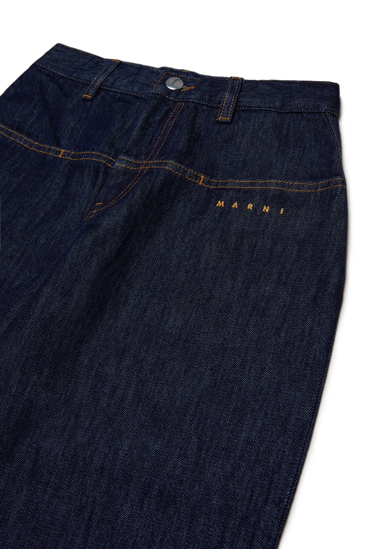 MARNI Jeans relaxed blu in denim scuro