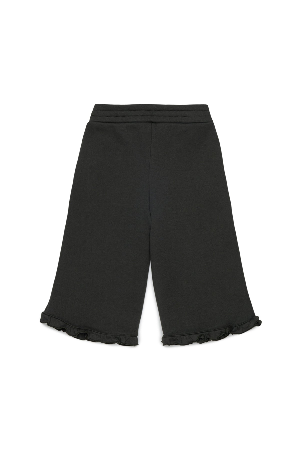 MARNI Pantalone antracite in felpa con rouches