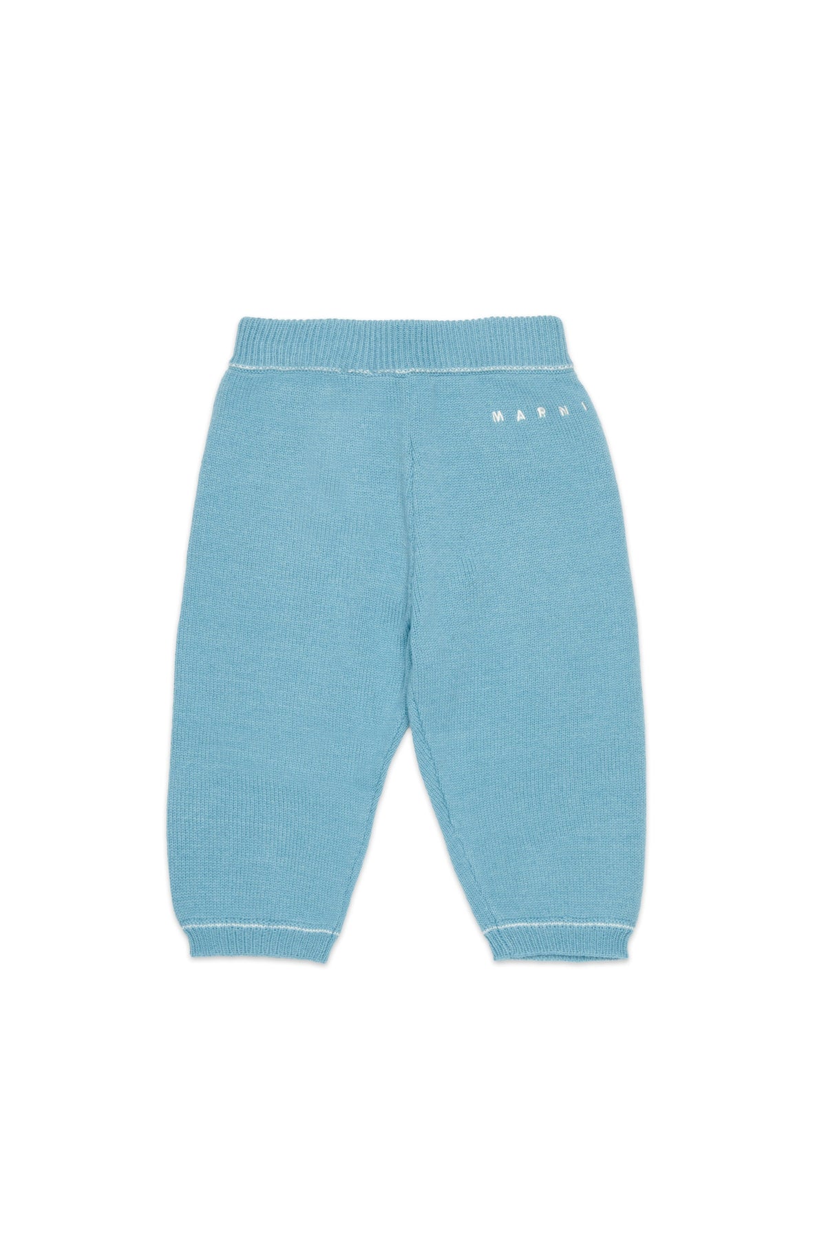 MARNI Pantalone Tiffany in lana e cashmere con logo