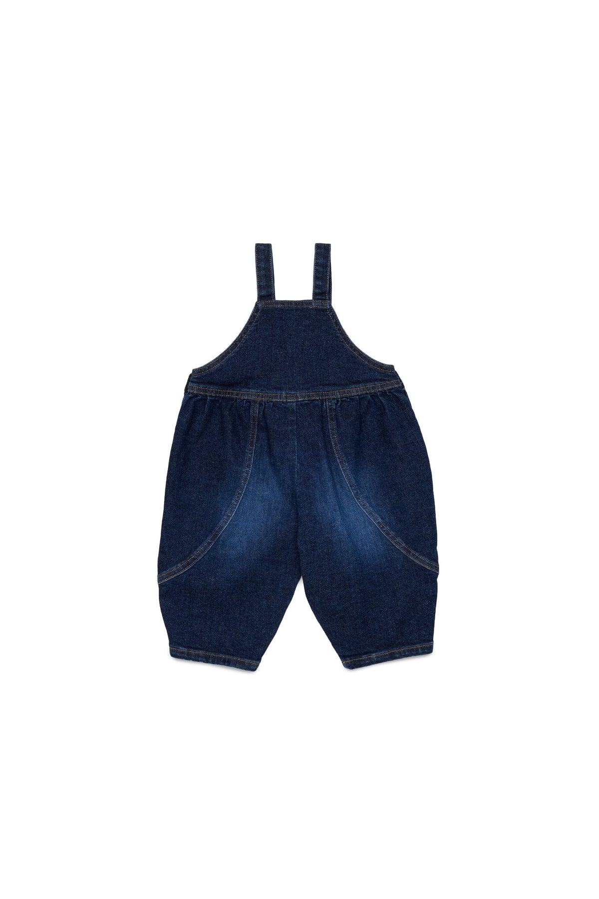 MARNI Salopette in denim con logo