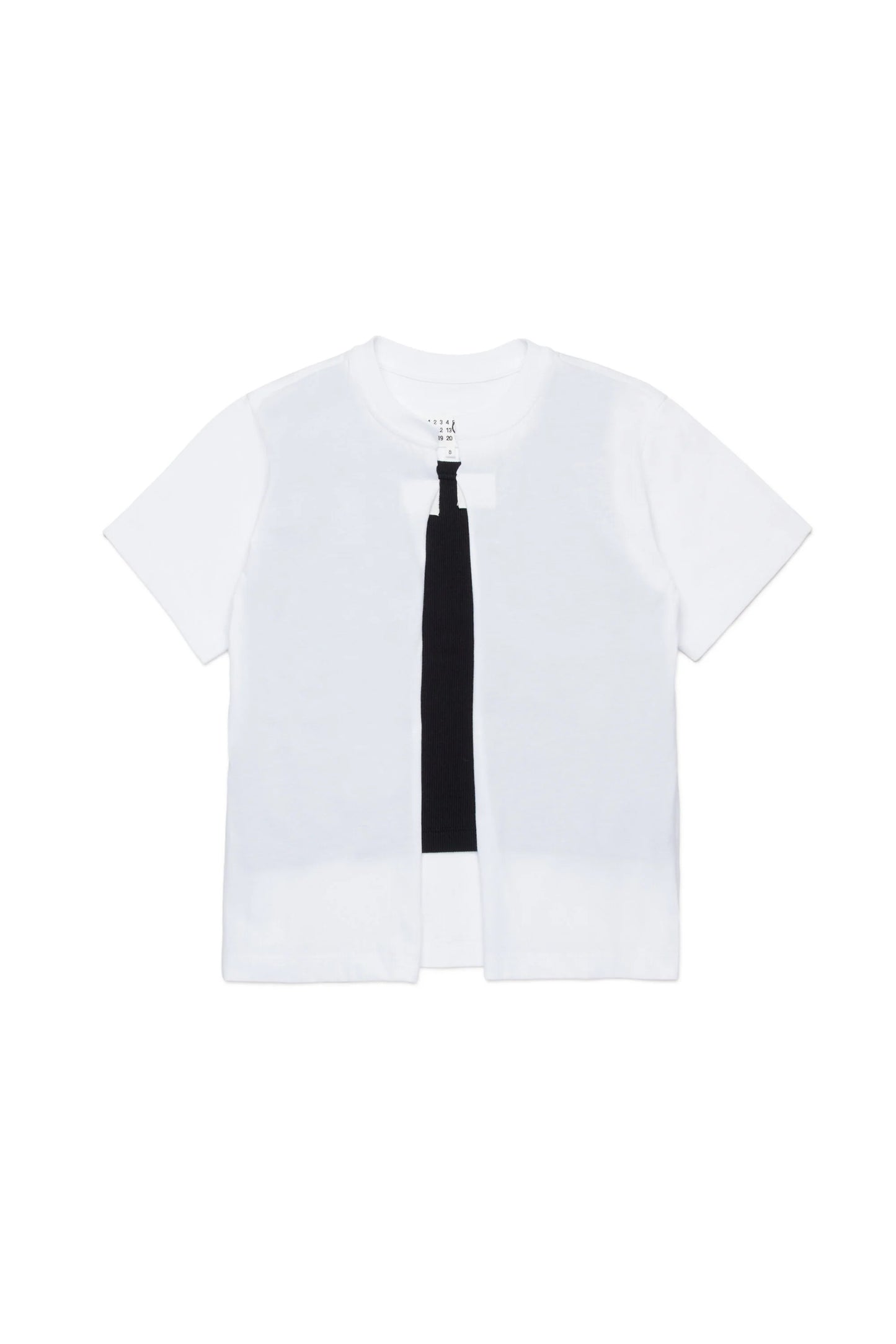 Mm6 T-shirt re-cut con dettagli a vivo