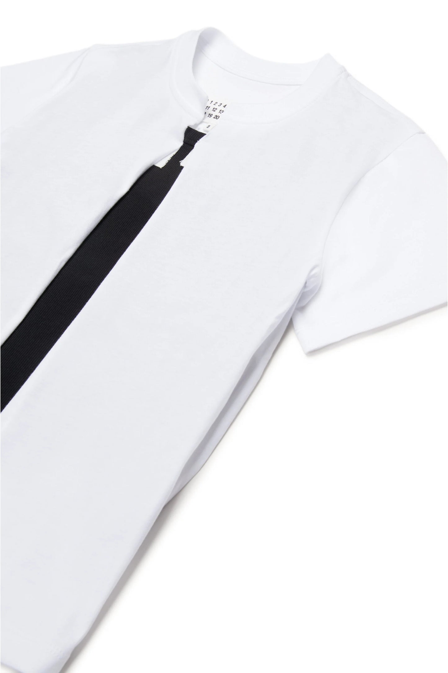 Mm6 T-shirt re-cut con dettagli a vivo
