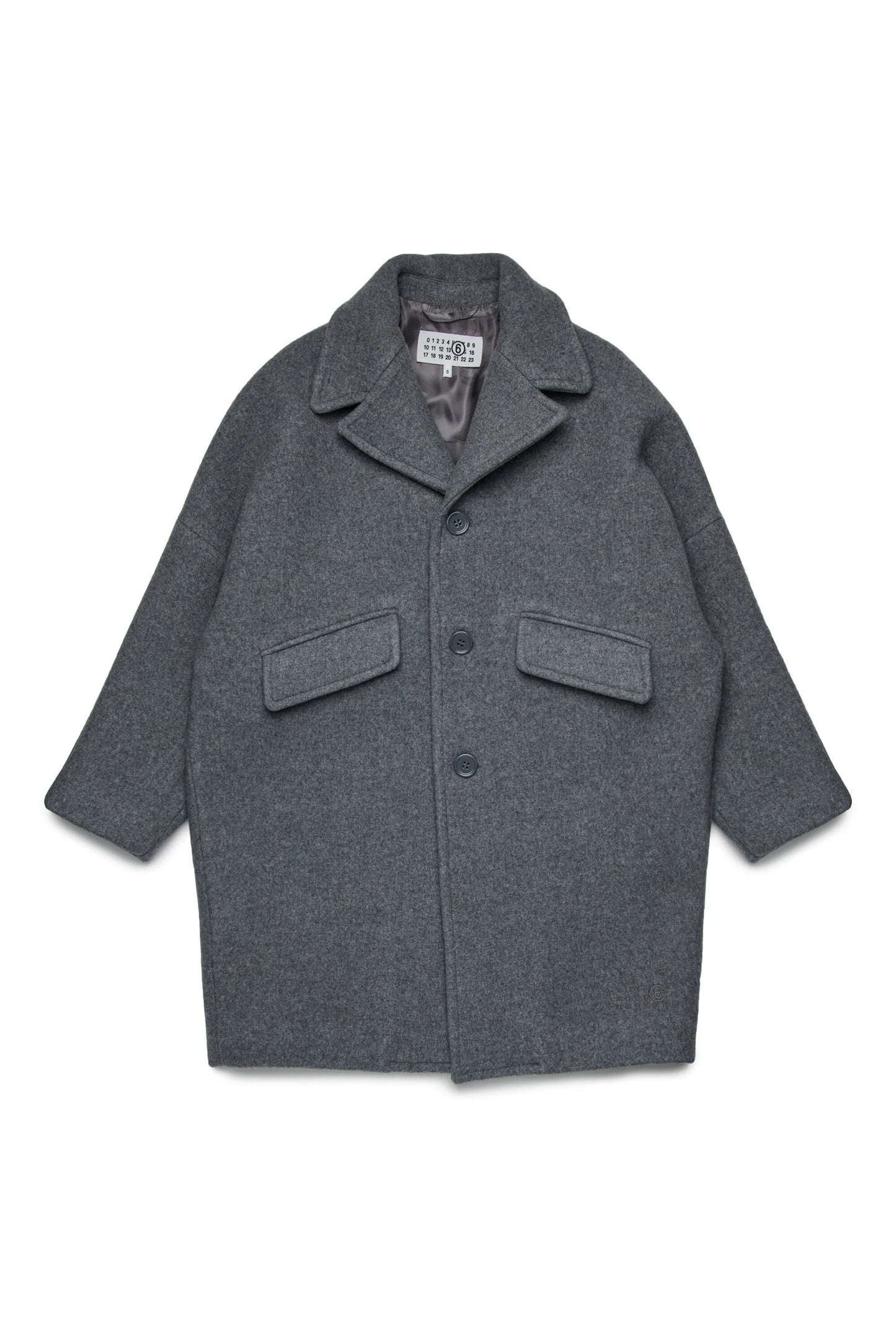 MM6 Margiela Cappotto egg shape con fodera interna