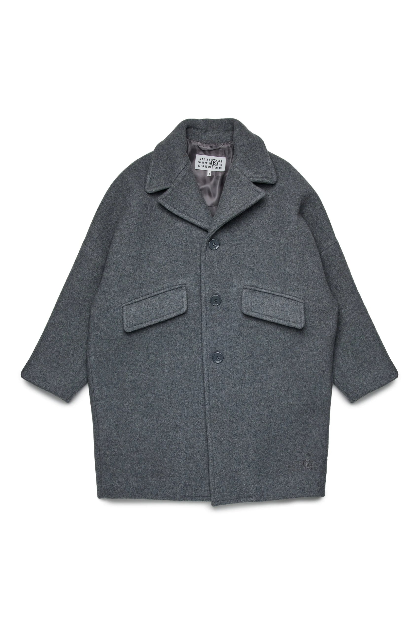 MM6 Margiela Cappotto egg shape con fodera interna