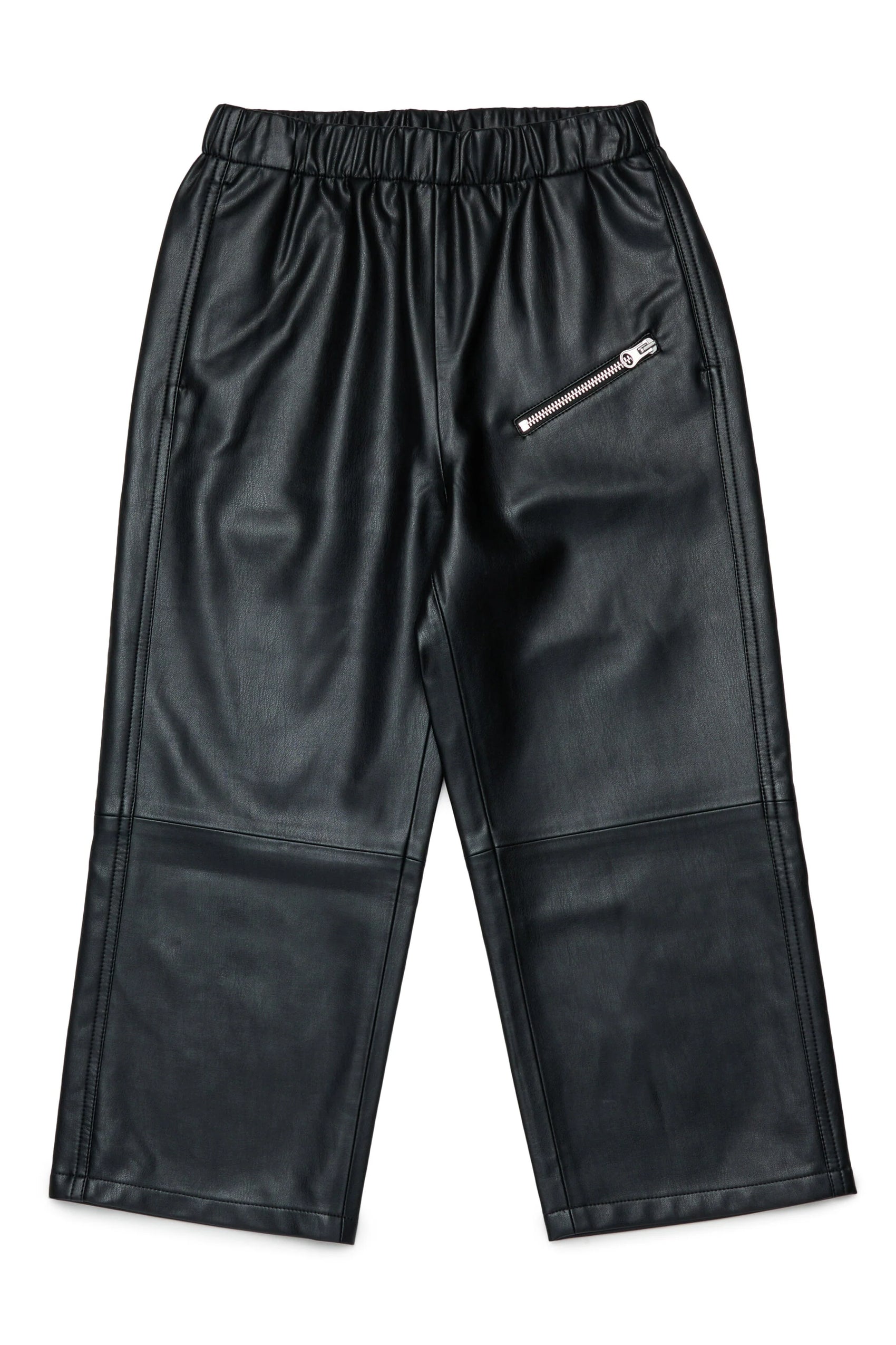 MM6 Margiela Pantaloni in tessuto spalmato con zip