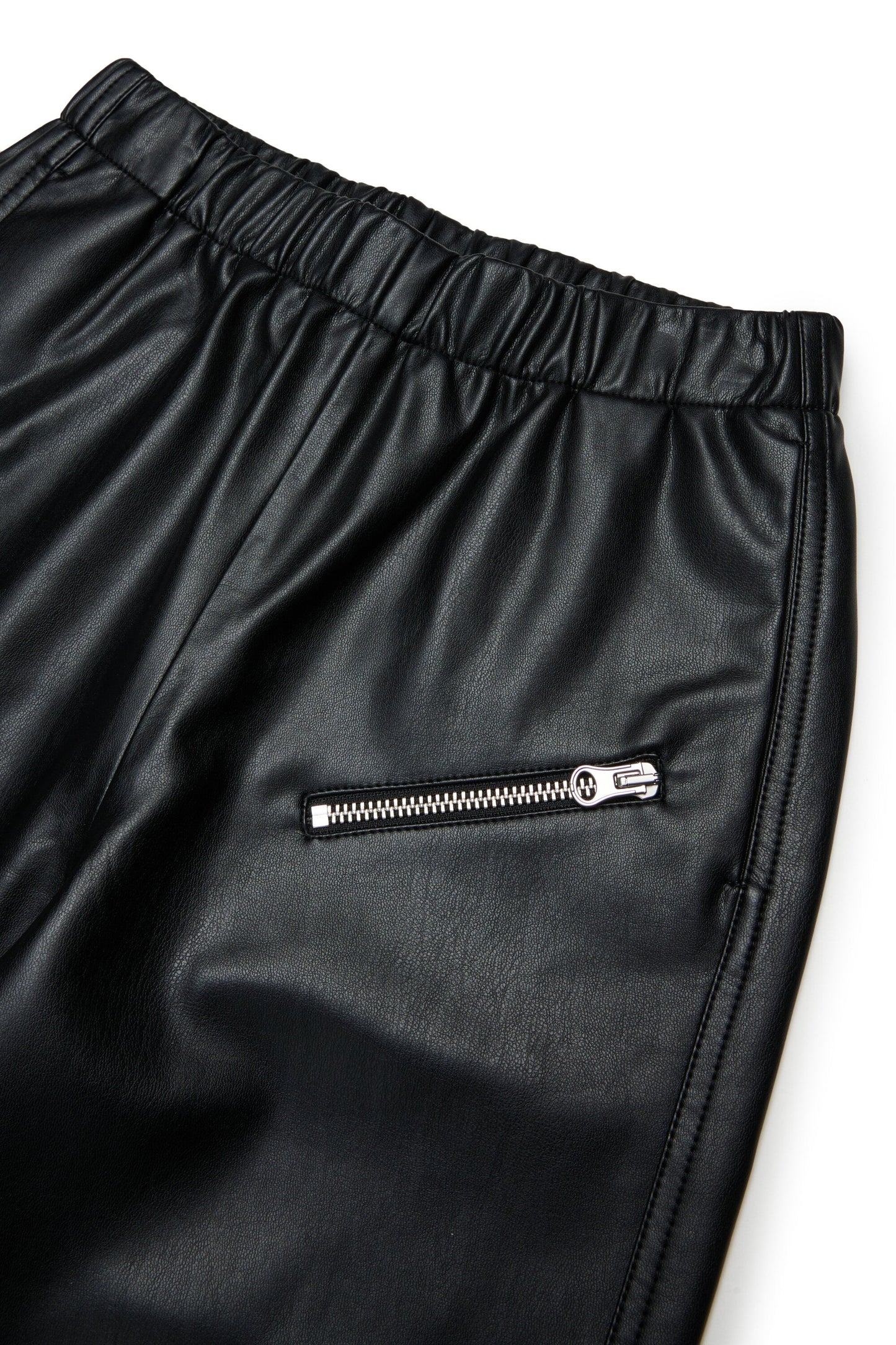 MM6 Margiela Pantaloni in tessuto spalmato con zip