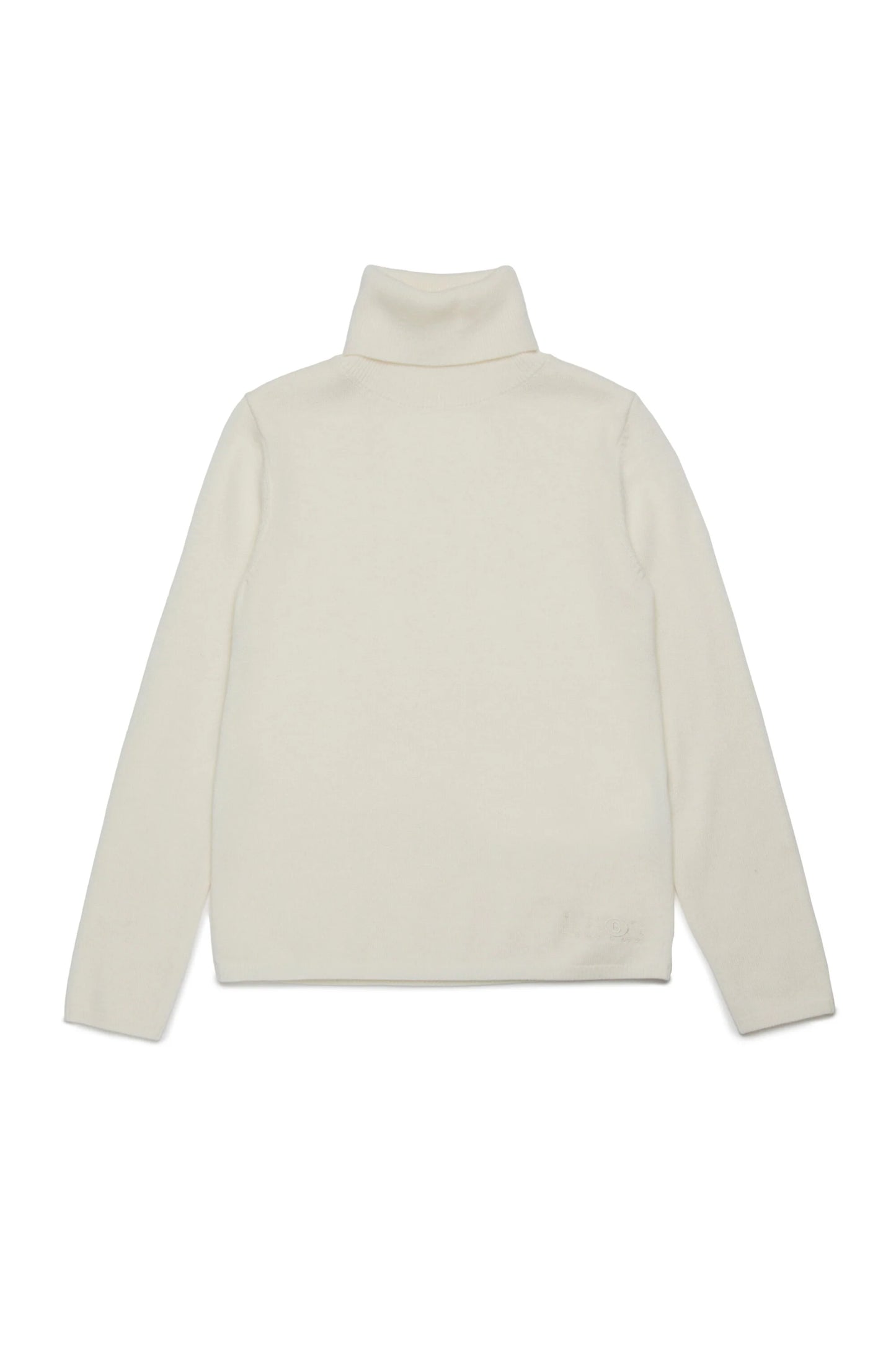MM6 Margiela Dolcevita in maglia leggera misto lana panna