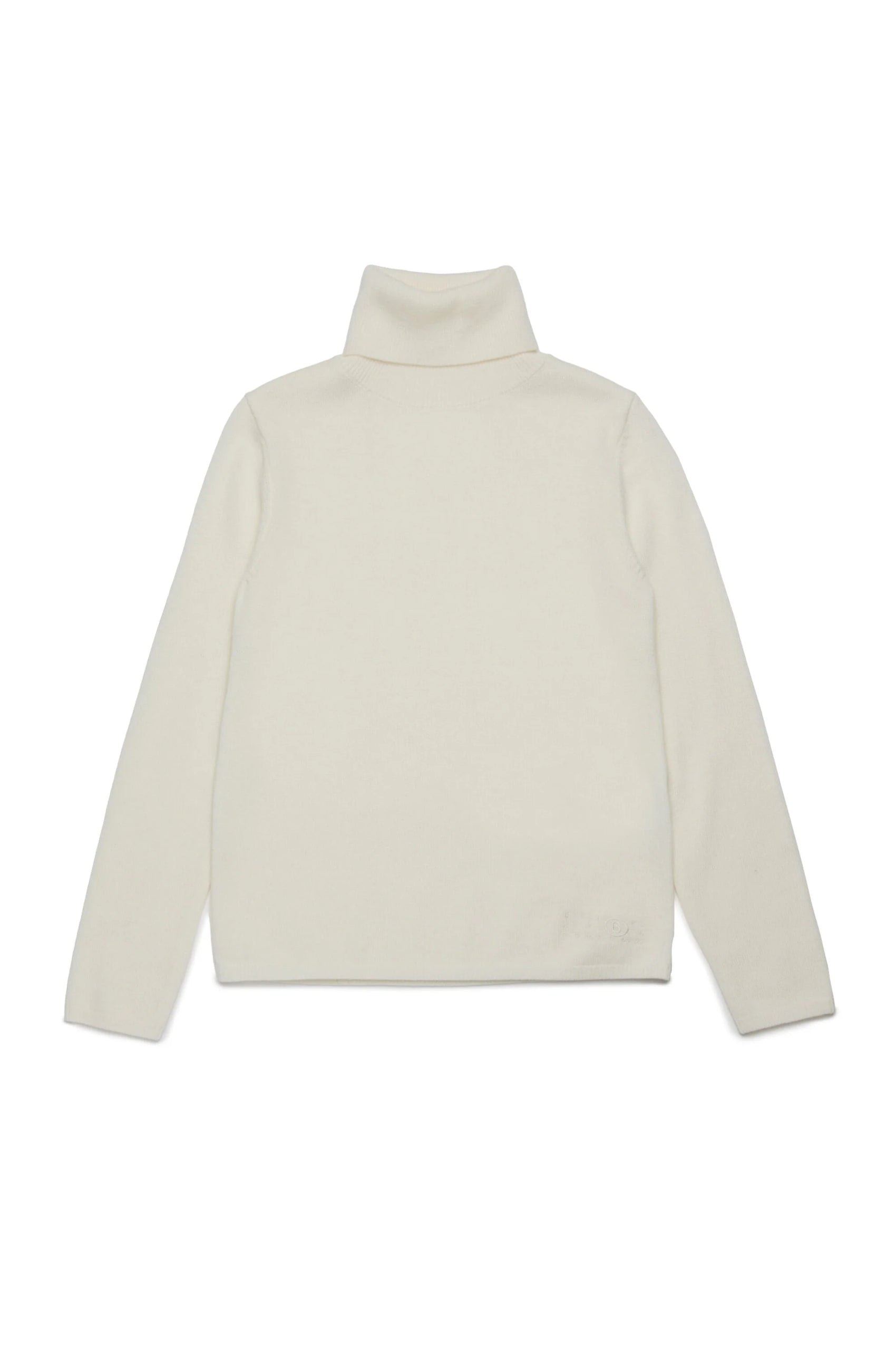 MM6 Margiela Dolcevita in maglia leggera misto lana panna