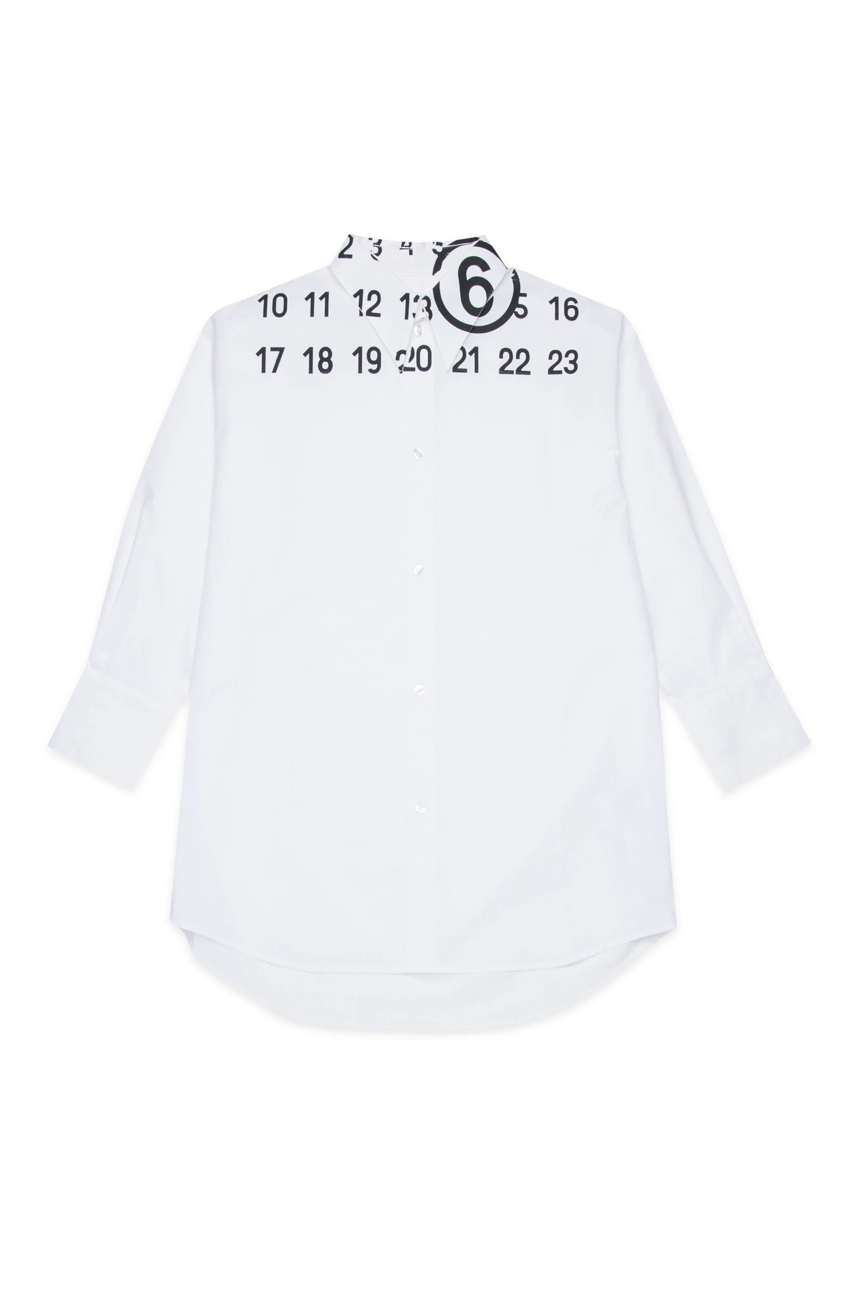 MM6 Abito a camicia con logo