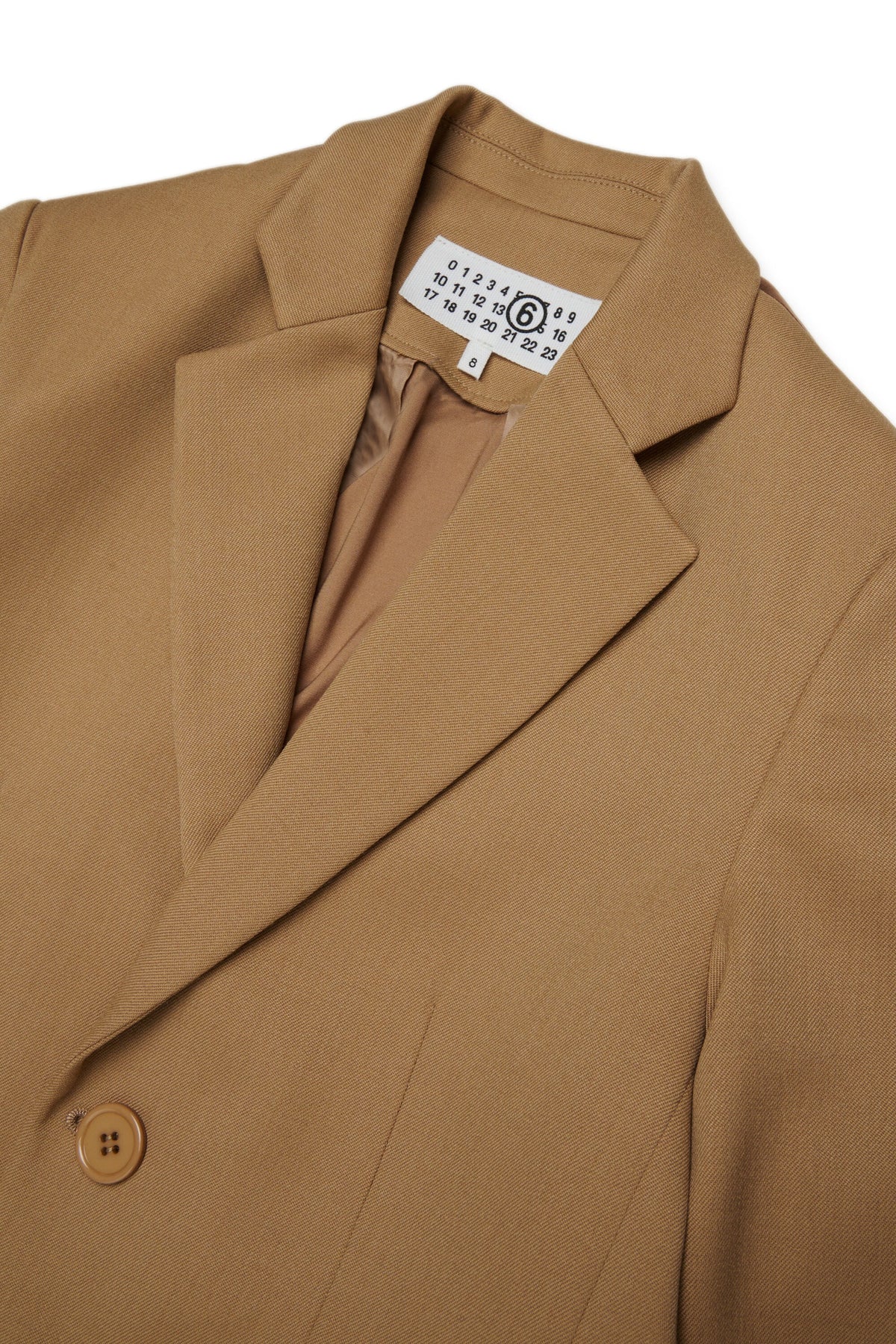 MM6 for Kids Blazer cammello con logo