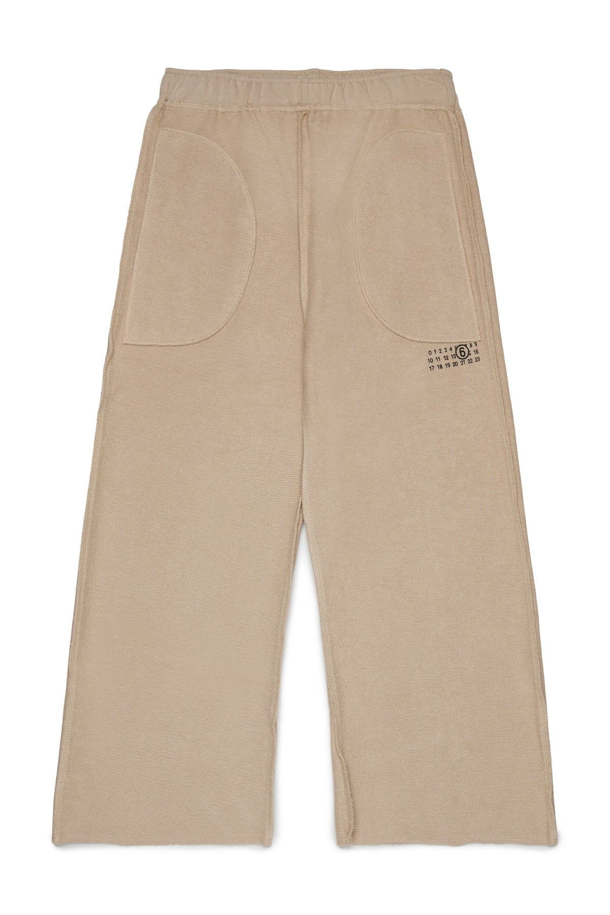 MM6 for Kids Pantalone miele in felpa con logo