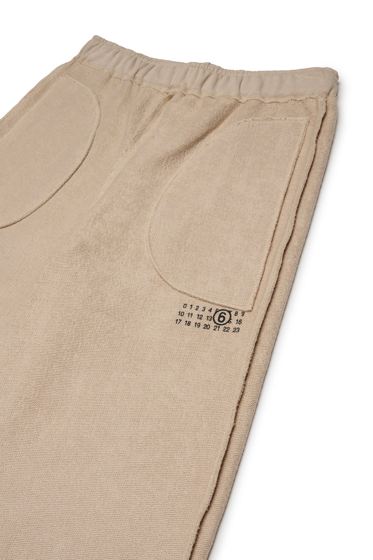 MM6 for Kids Pantalone miele in felpa con logo