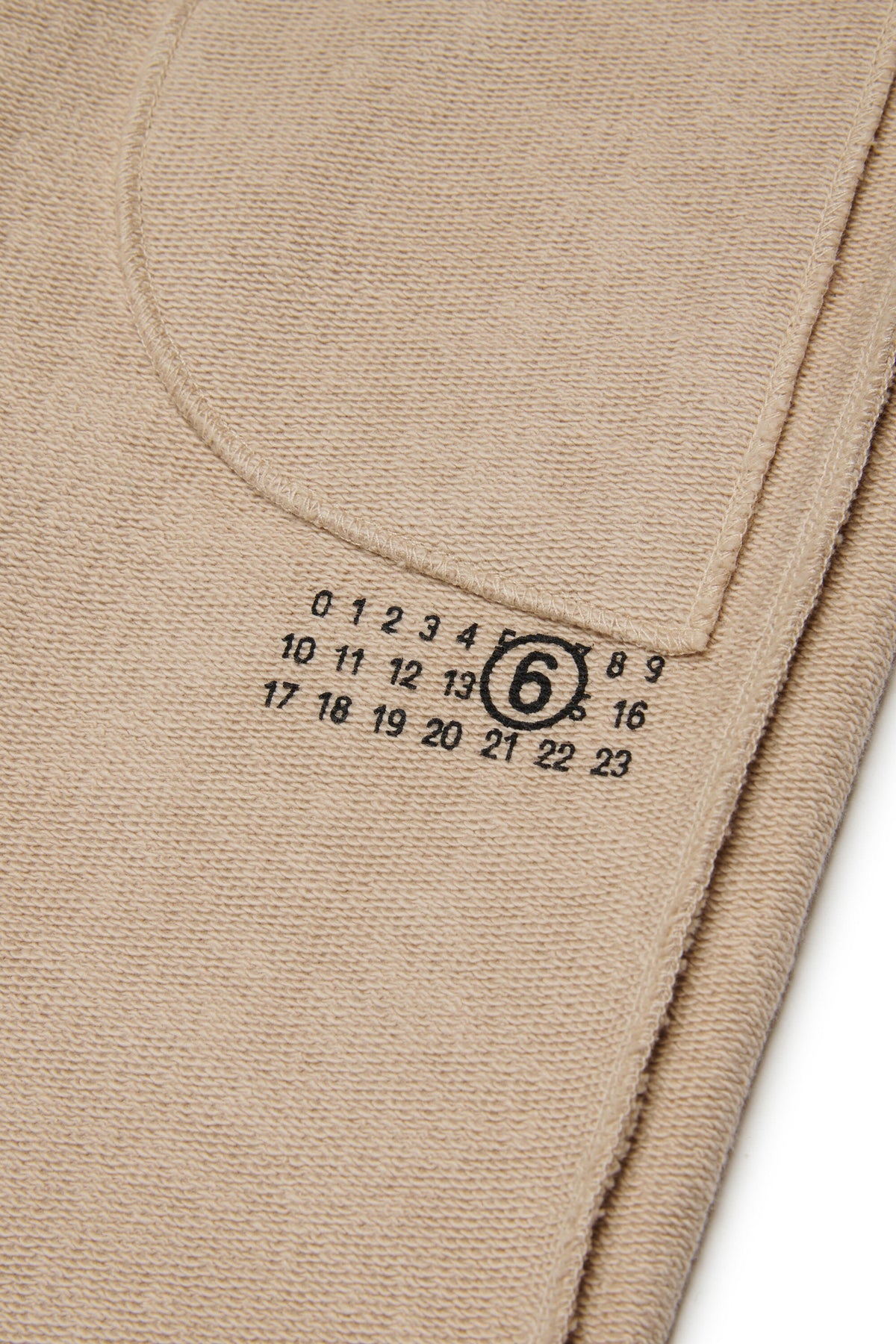 MM6 for Kids Pantalone miele in felpa con logo