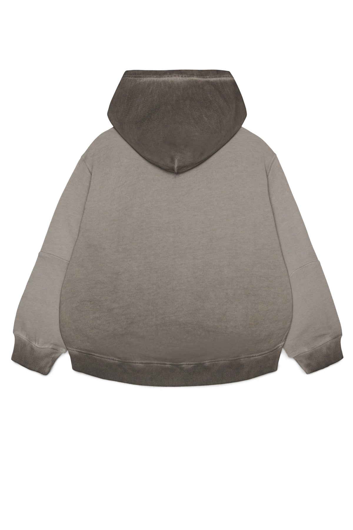 MM6 for Kids Felpa tortora con cappuccio e logo