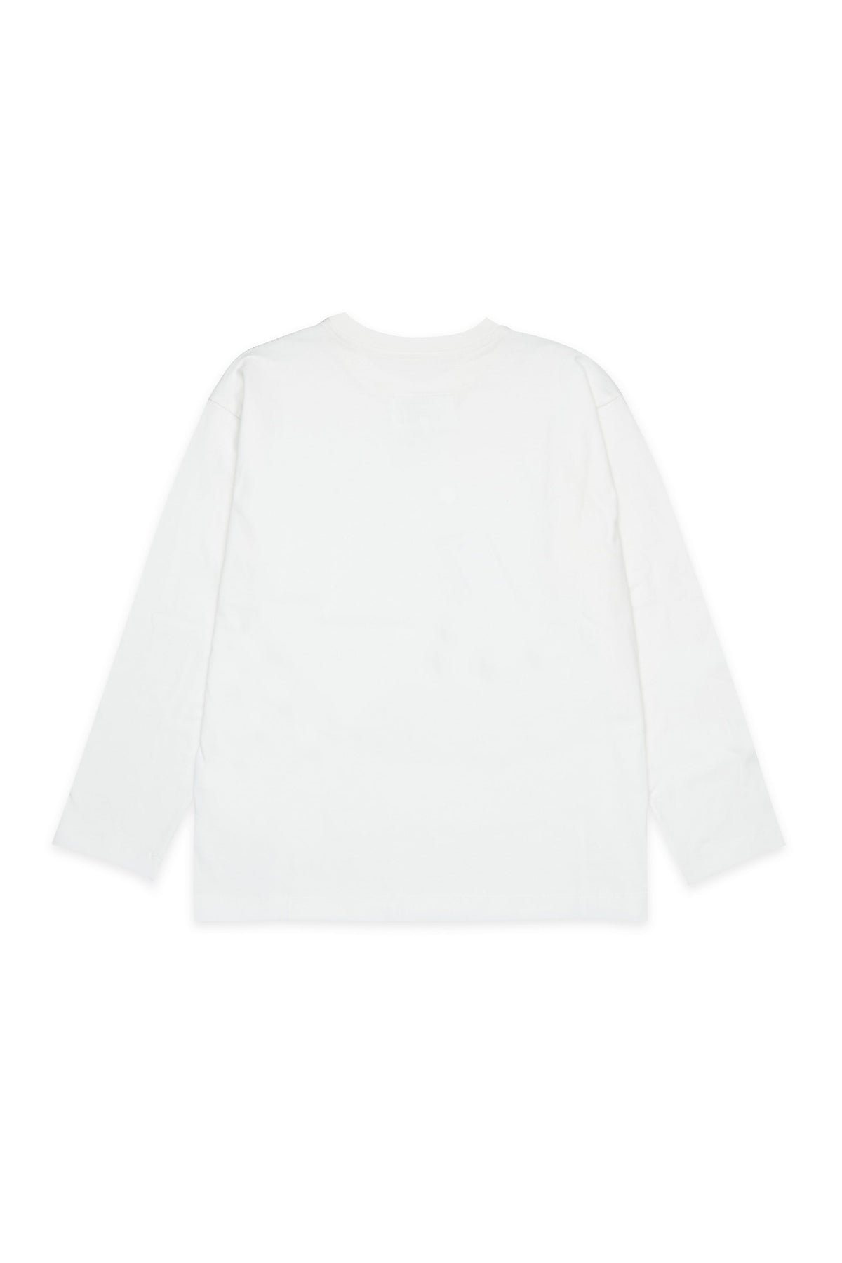 MM6 for Kids T-shirt bianca manica lunga con logo