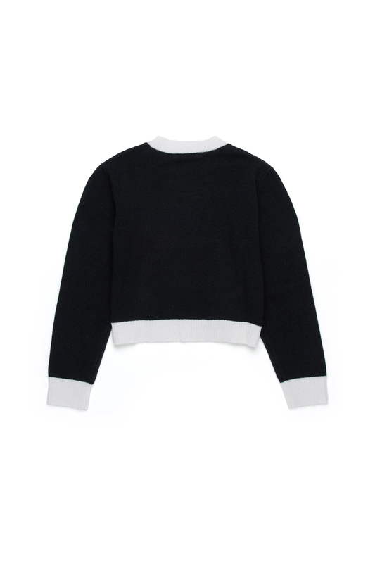 Marni maglia nera cropped