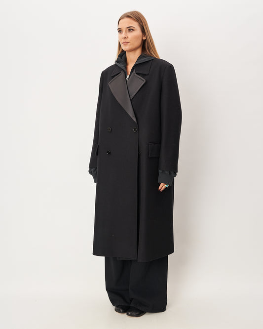 MM6 Margiela cappotto nero over