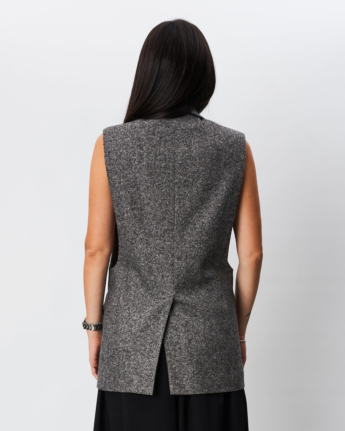 MM6 Margiela gilet spinato grigio