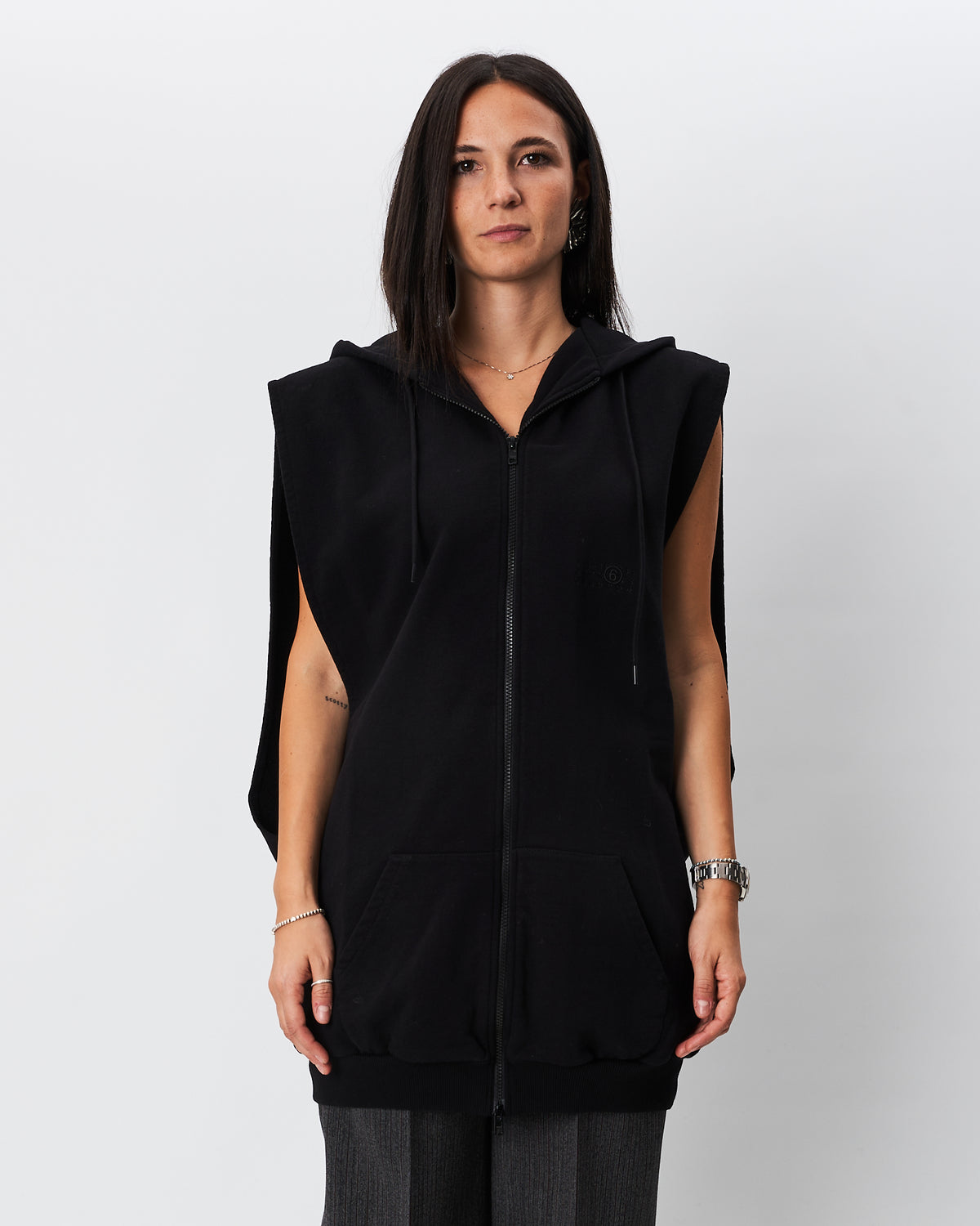 MM6 Margiela gilet in felpa