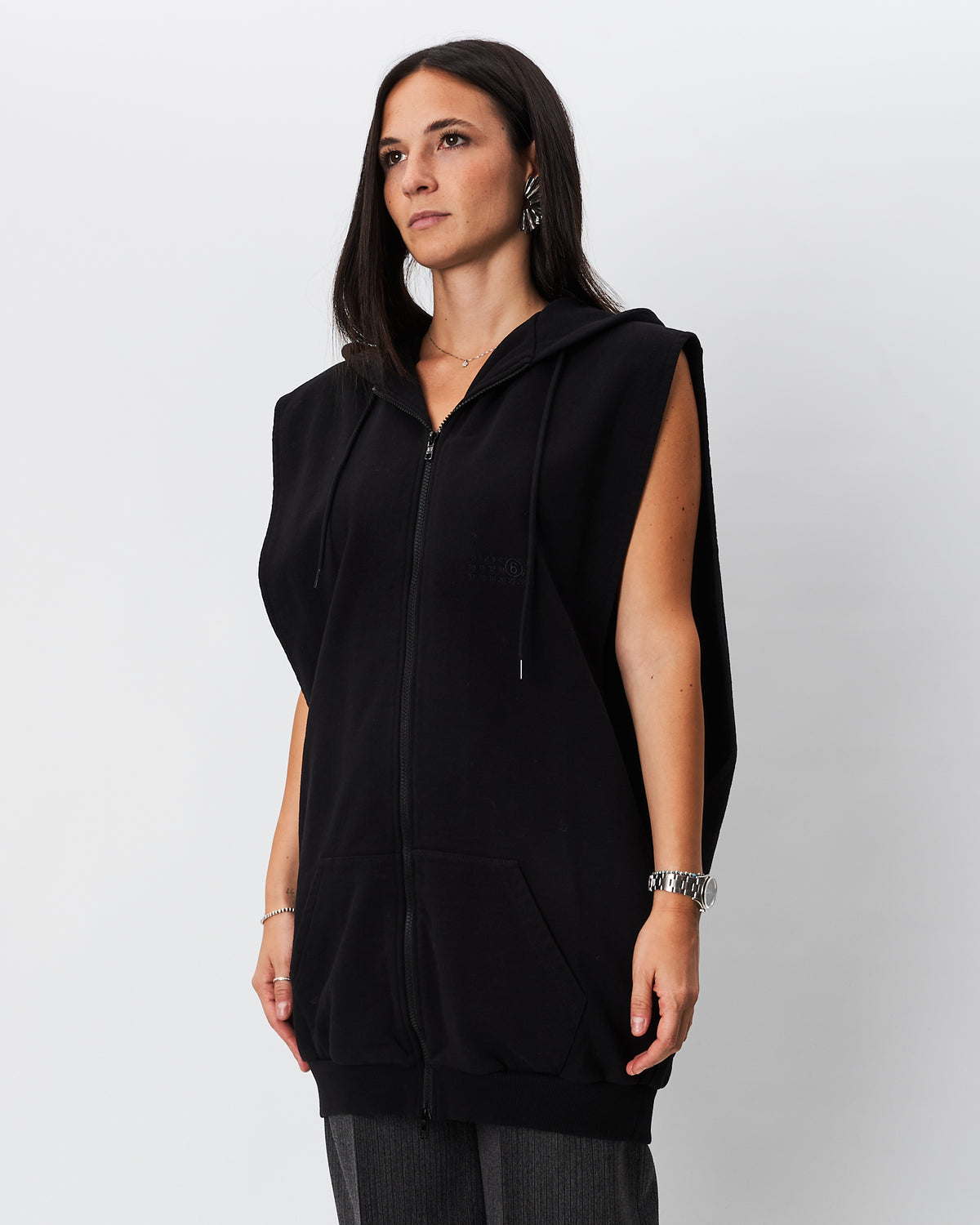 MM6 Margiela gilet in felpa