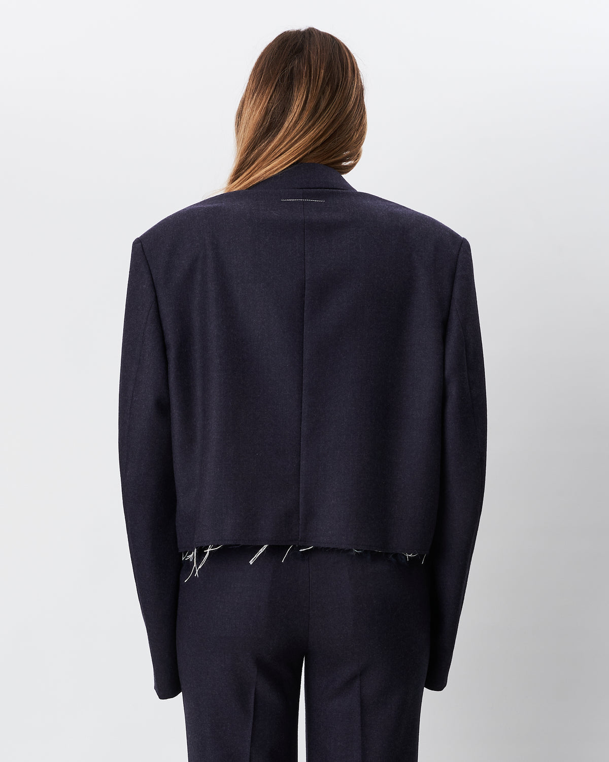 MM6 Margiela blazer cropped taglio vivo