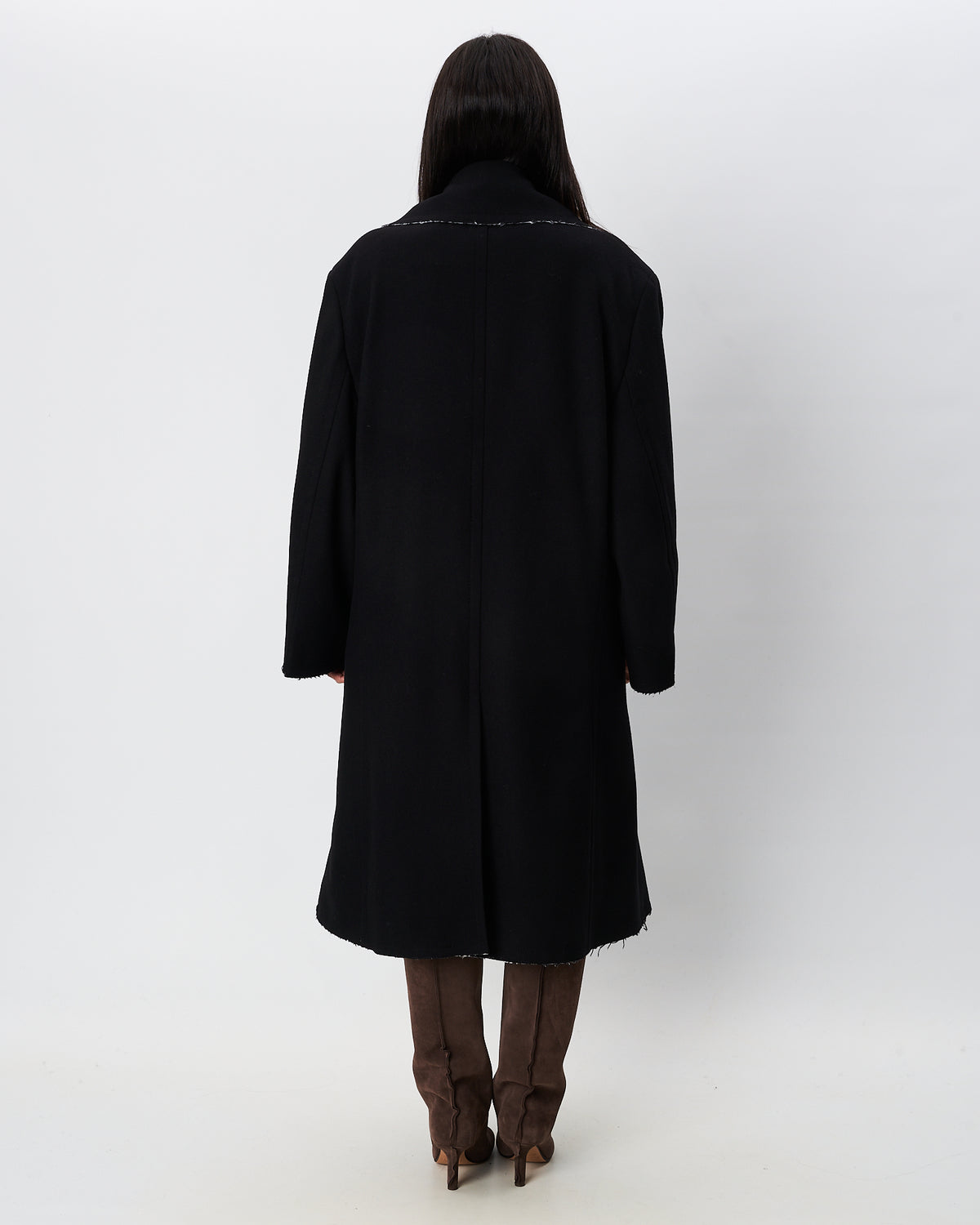 MM6 Margiela cappotto nero over