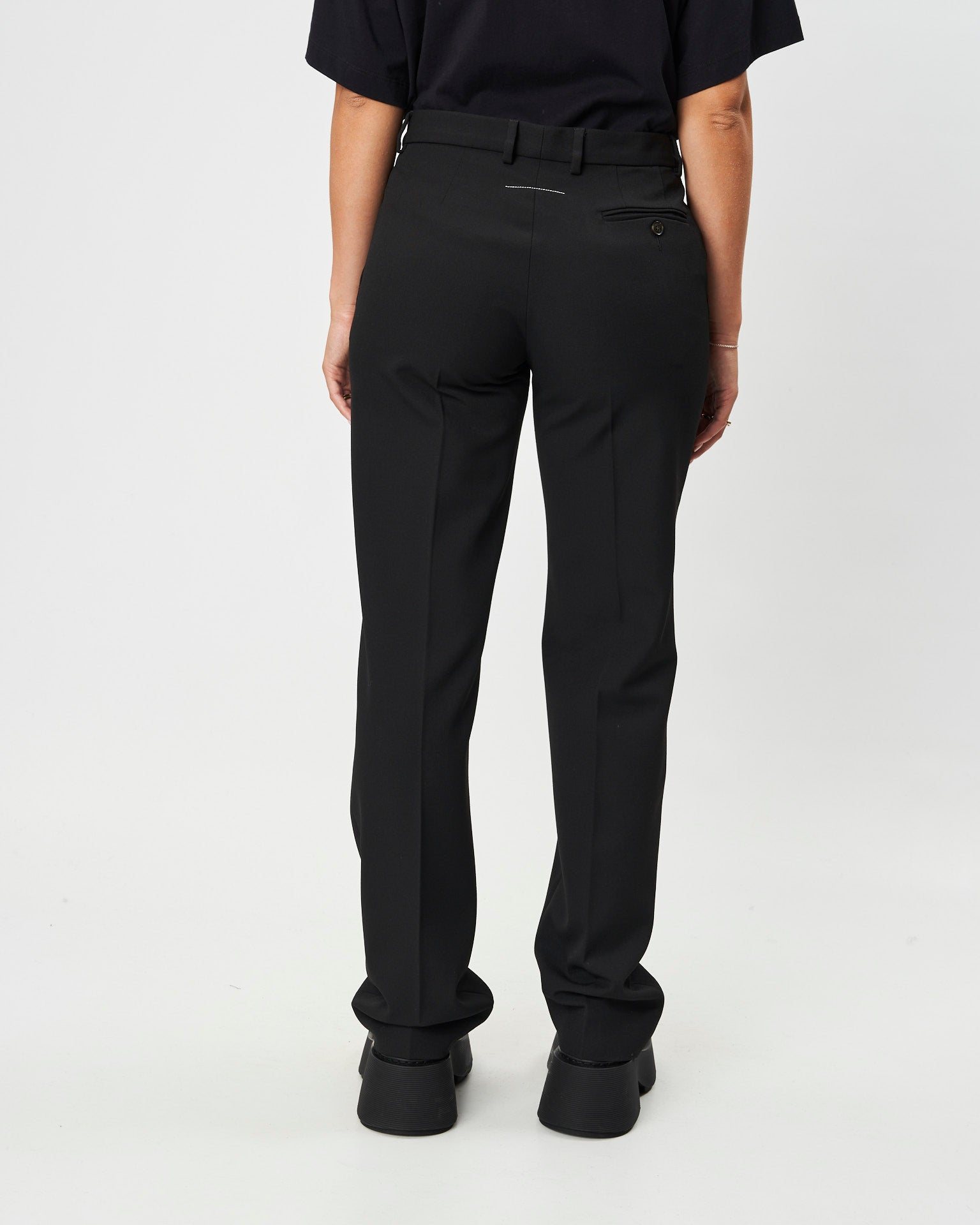 MM6 pantalone nero tradizionale | Al Monello - Barbieri