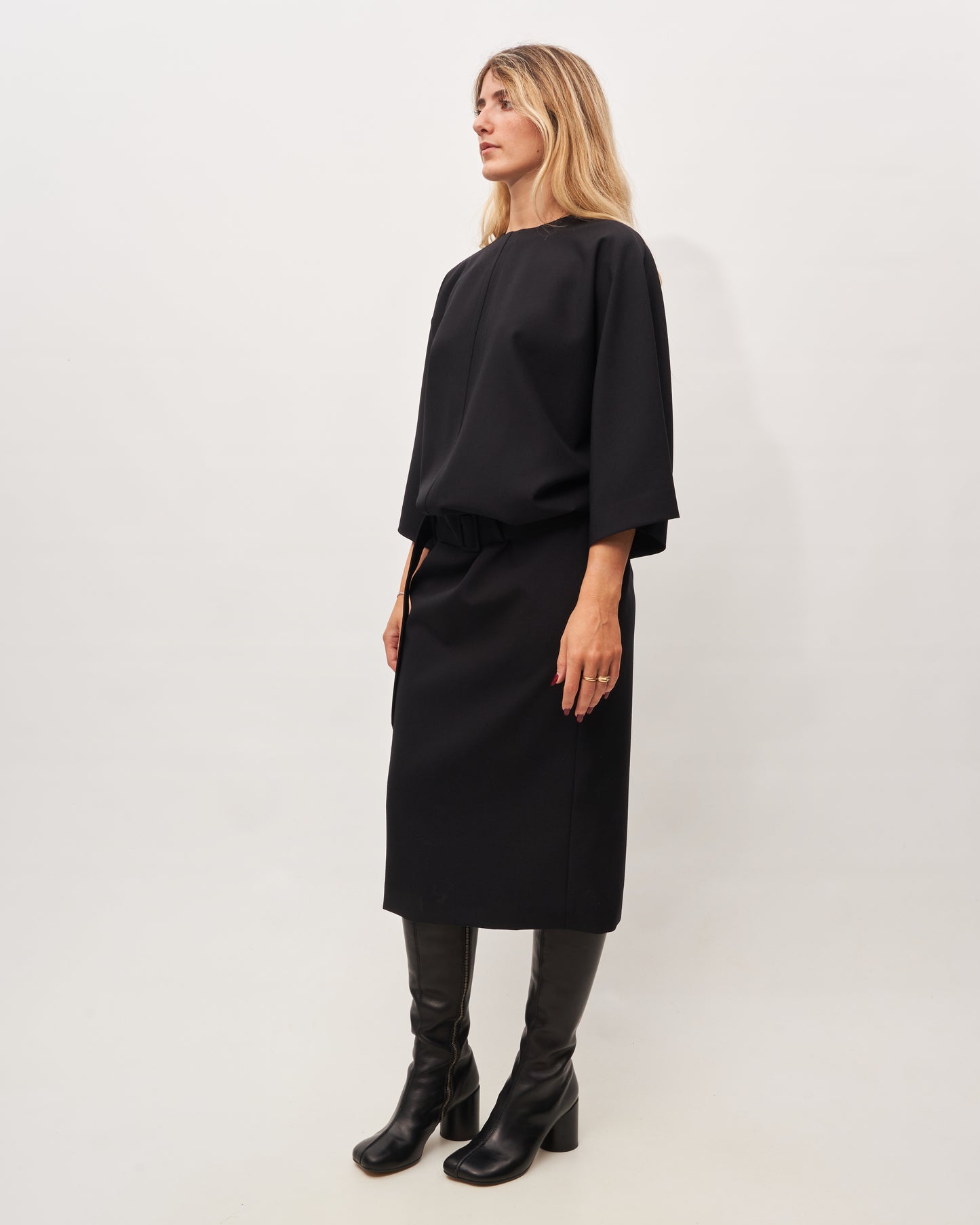 MM6 Margiela abito lungo nero