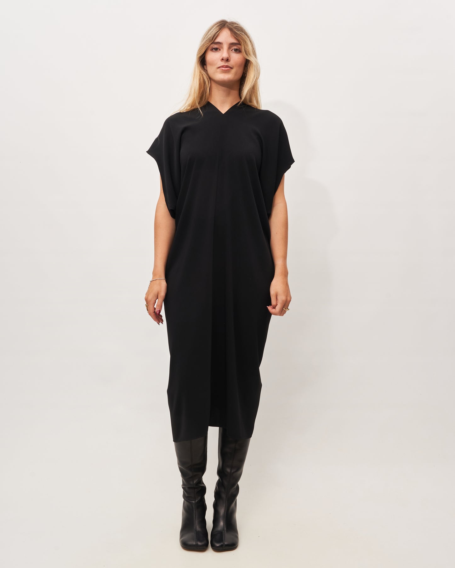 MM6 Margiela abito nero fluente