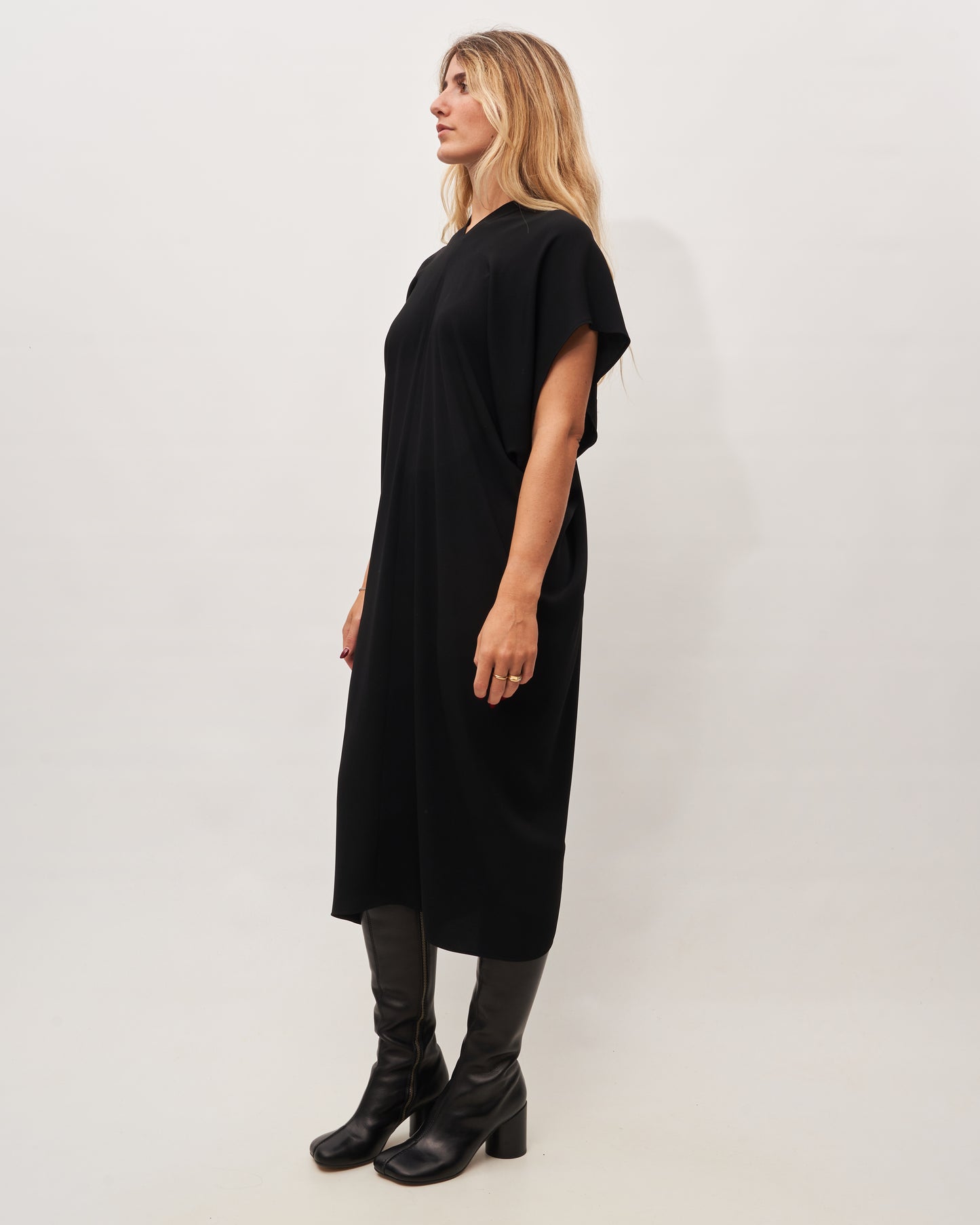 MM6 Margiela abito nero fluente