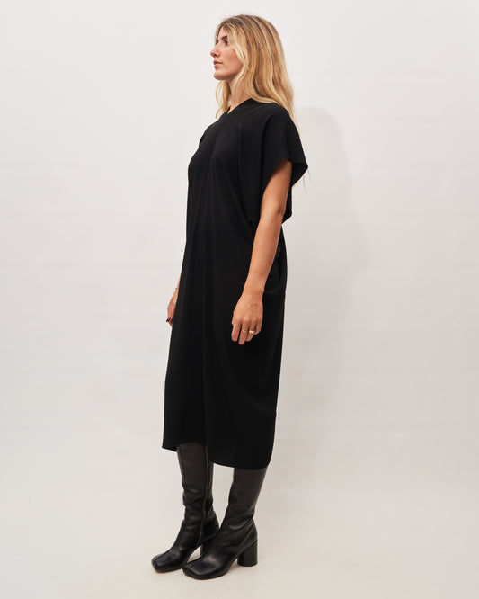 MM6 Margiela abito nero fluente