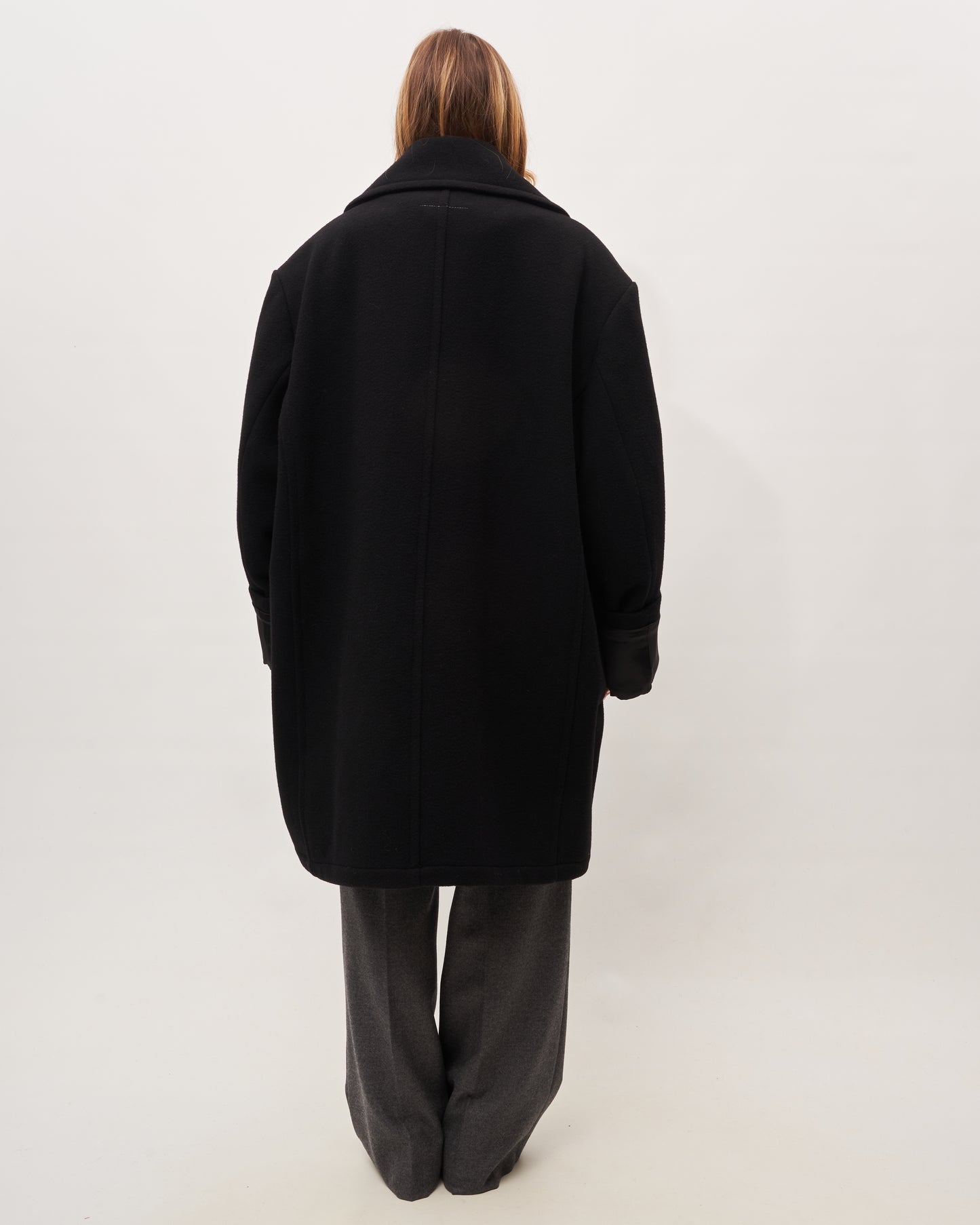 MM6 Margiela cappotto nero over
