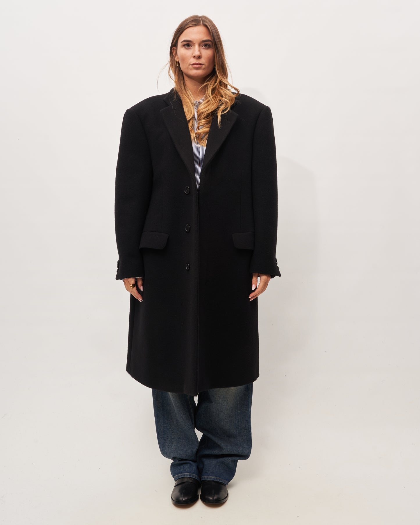 MM6 Margiela Cappotto Nero Oversize
