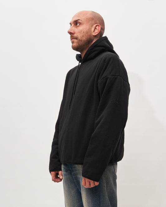 MM6 Margiela felpa nera doppiata