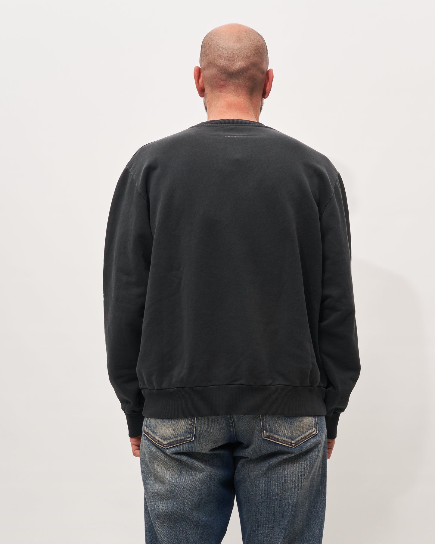 MM6 Margiela Felpa Nera Porta Logo