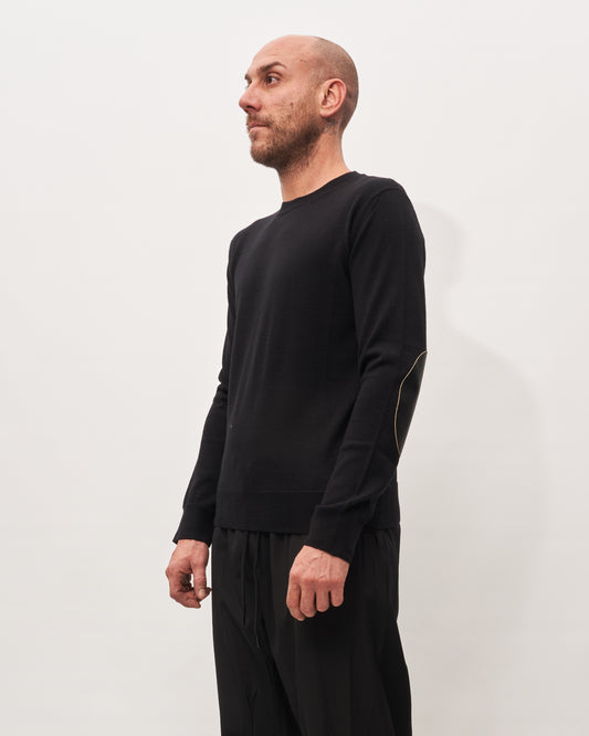 MM6 Margiela maglia nera slim fit