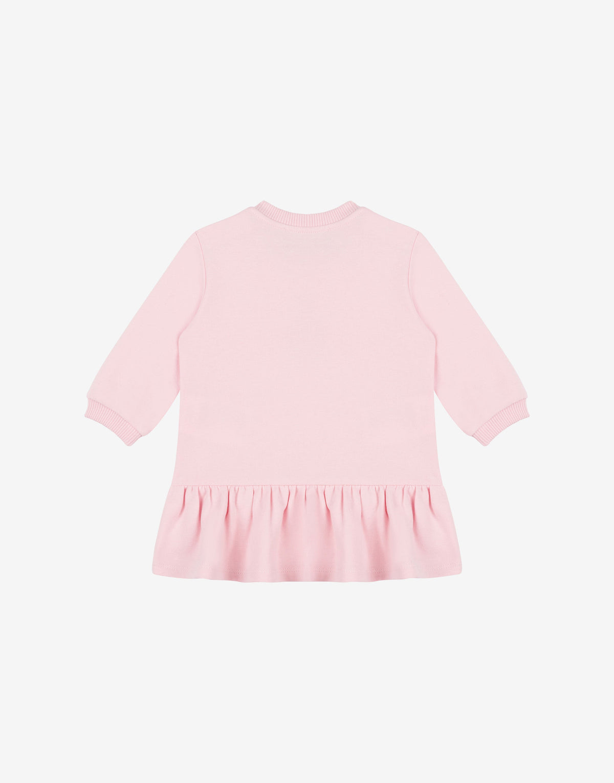 MOSCHINO Abito rosa in felpa con Teddy Bear