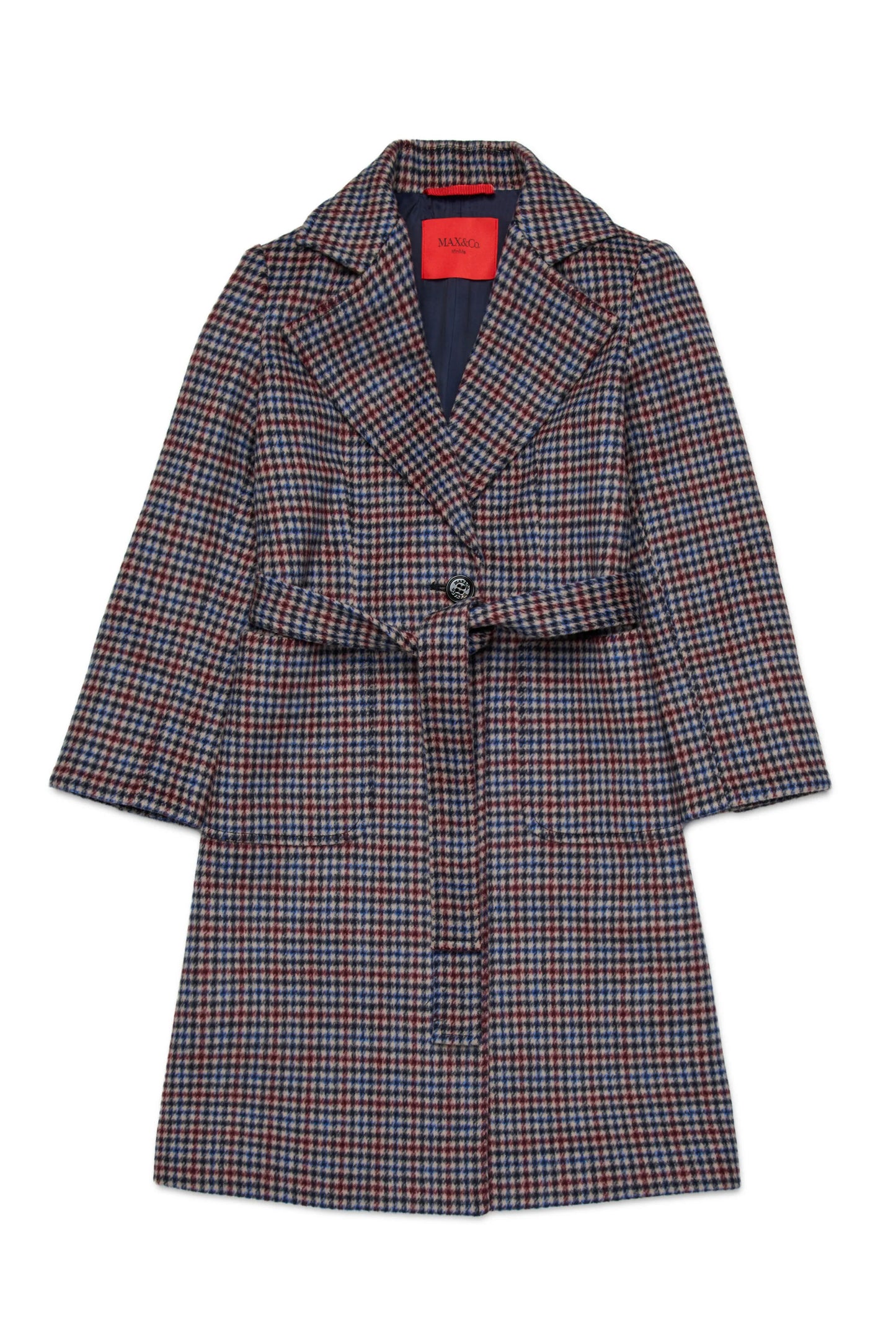 MAX&Co. Cappotto Runaway in lana pied-de-poule