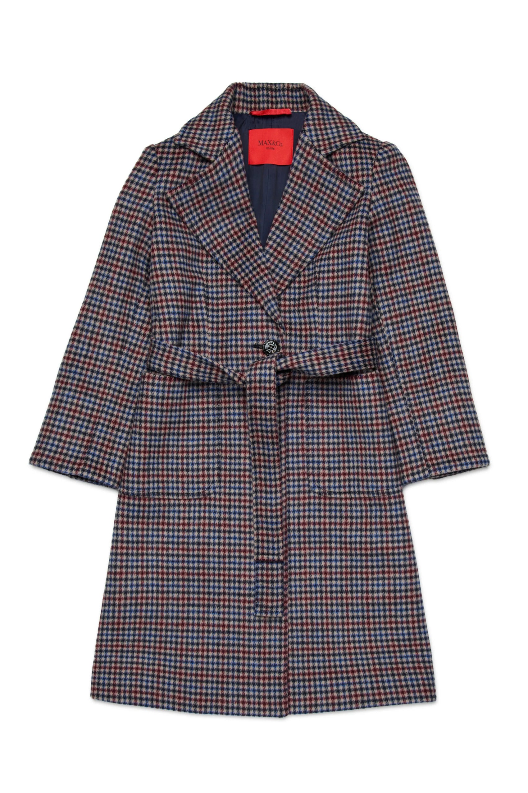MAX&Co. Cappotto Runaway in lana pied-de-poule