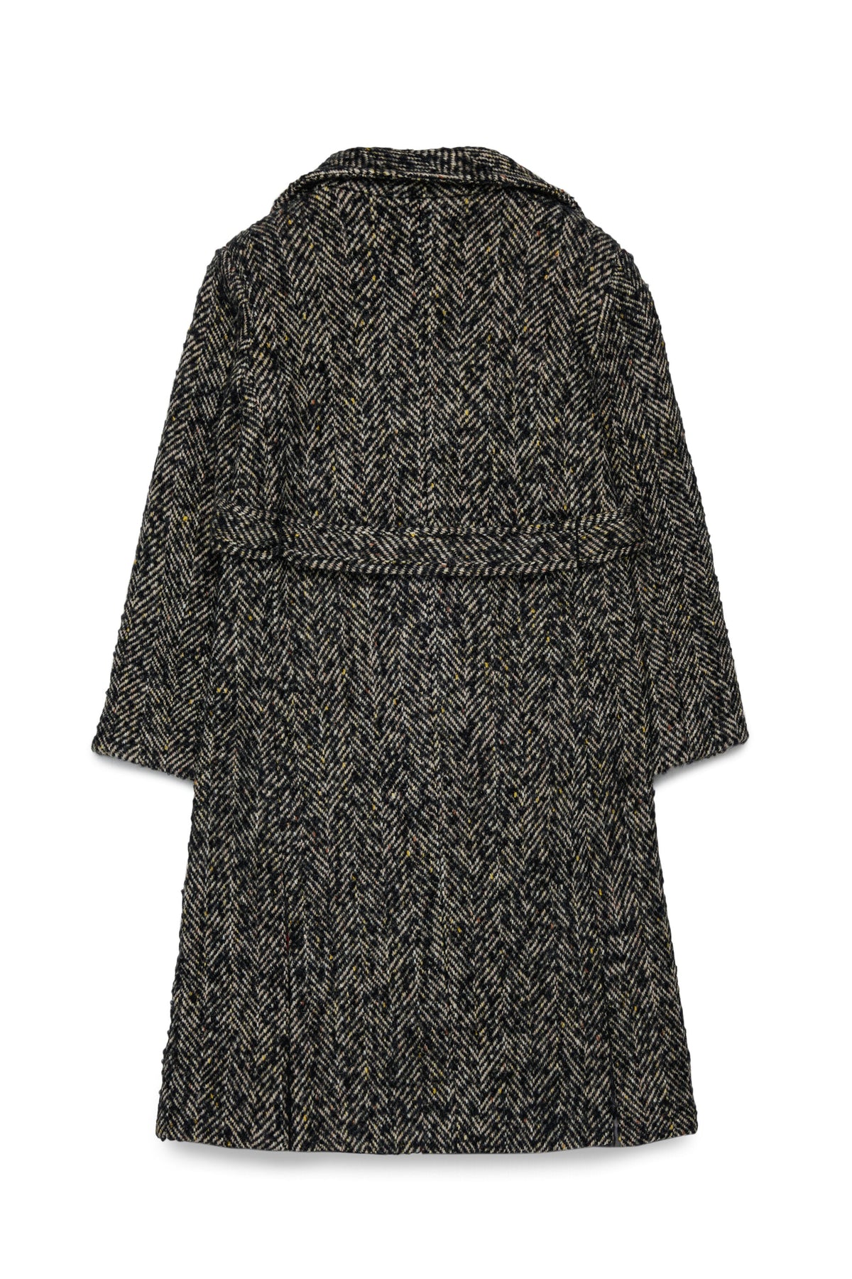 MAX&Co. Cappotto lungo spinato con cintura