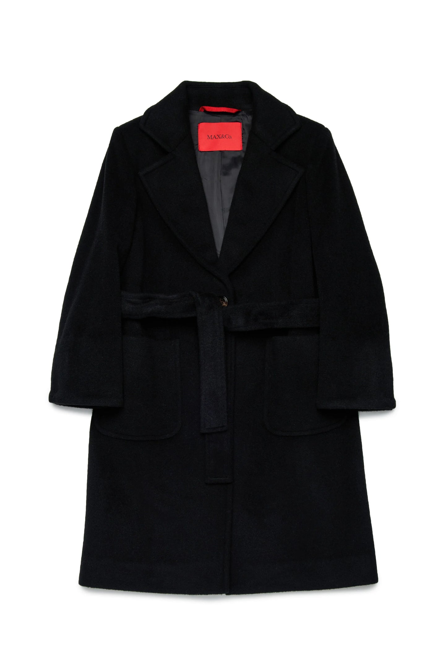 MAX&Co. Cappotto caban doppiopetto in lana rasata