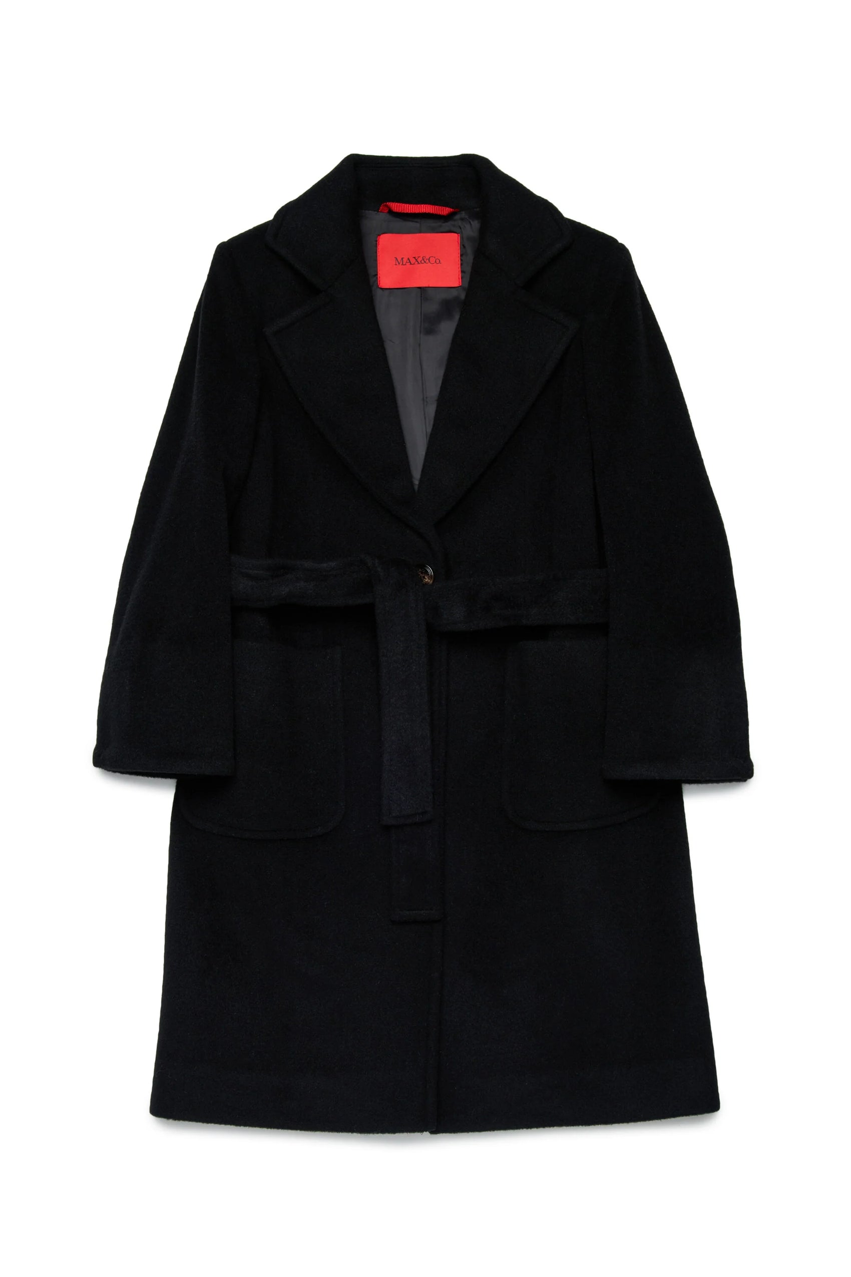 MAX&Co. Cappotto caban doppiopetto in lana rasata